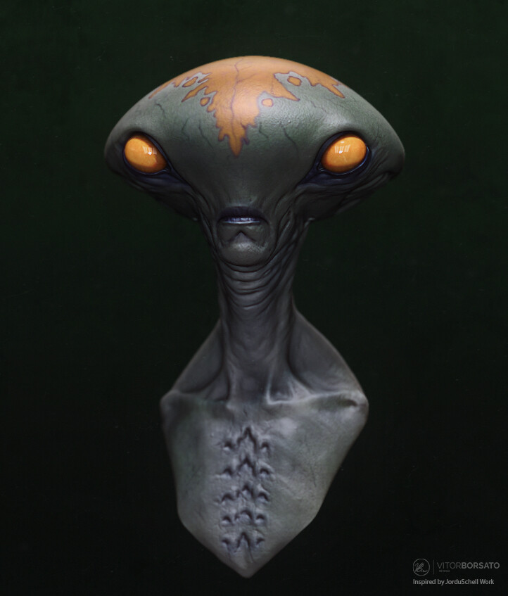 Vitor Borsato Alien Bust Jordu Schell