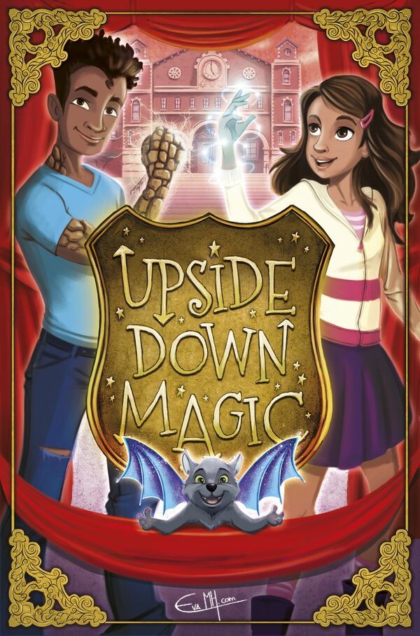 “Upside Down Magic 3: Showing Off”
Author: Sarah Mlynowski
Cover Illustrator: Eva Morales
Publisher: Scholastic Ltd (2017)
ISBN 978 1407 16804 3