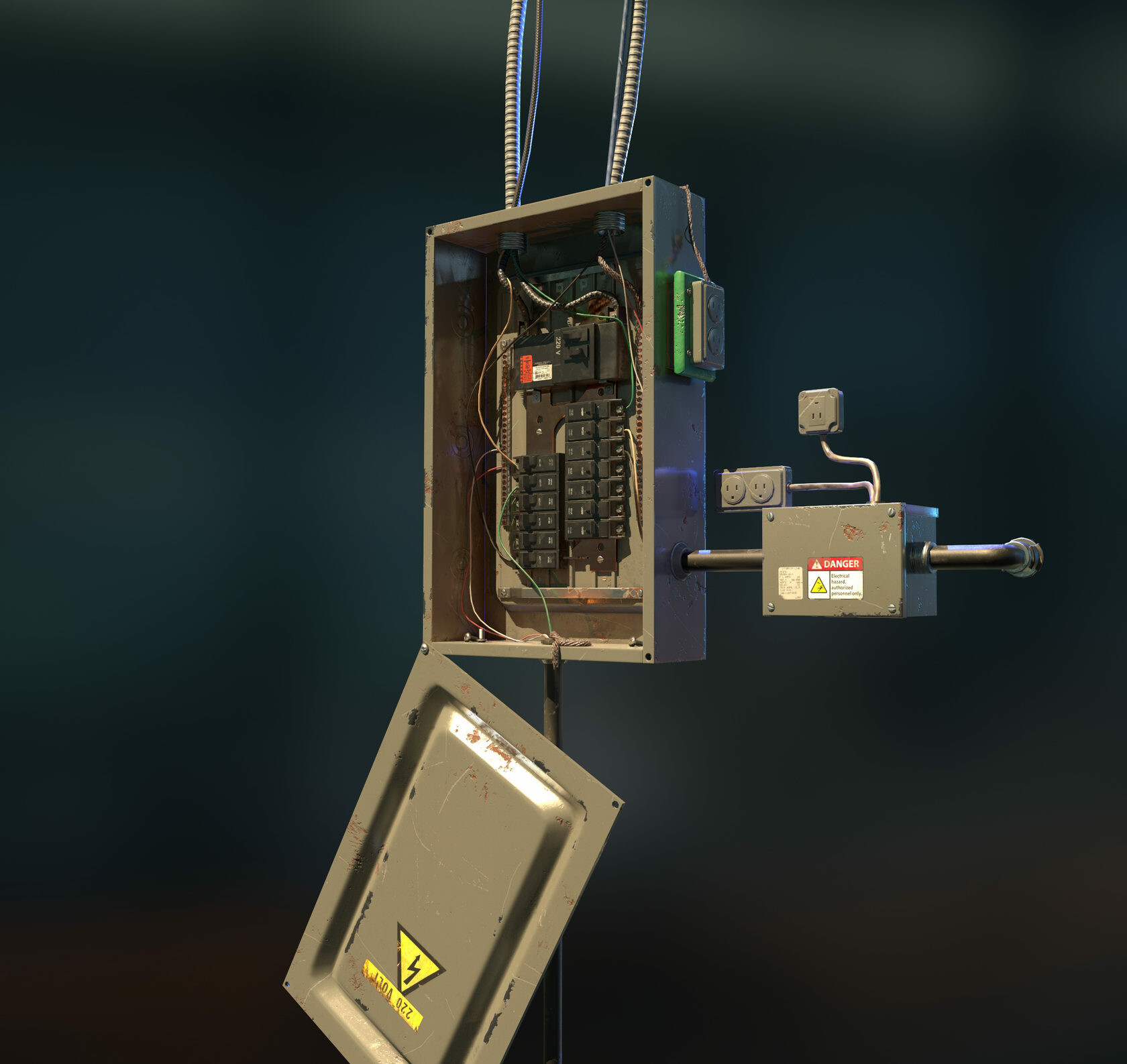 Artstation Switchboard 3d Model Kevuru Games