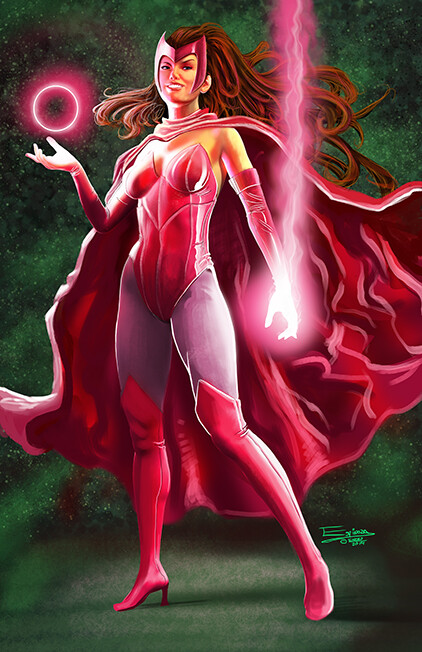 Ramon Espinoza Scarlet Witch Comic Version However, this is because she was able to keep thanos at a distance , block his attacks and continuously attack. ramon espinoza