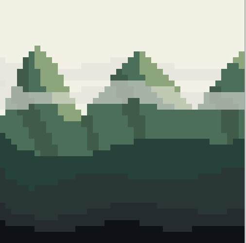 ArtStation - Green mountains.