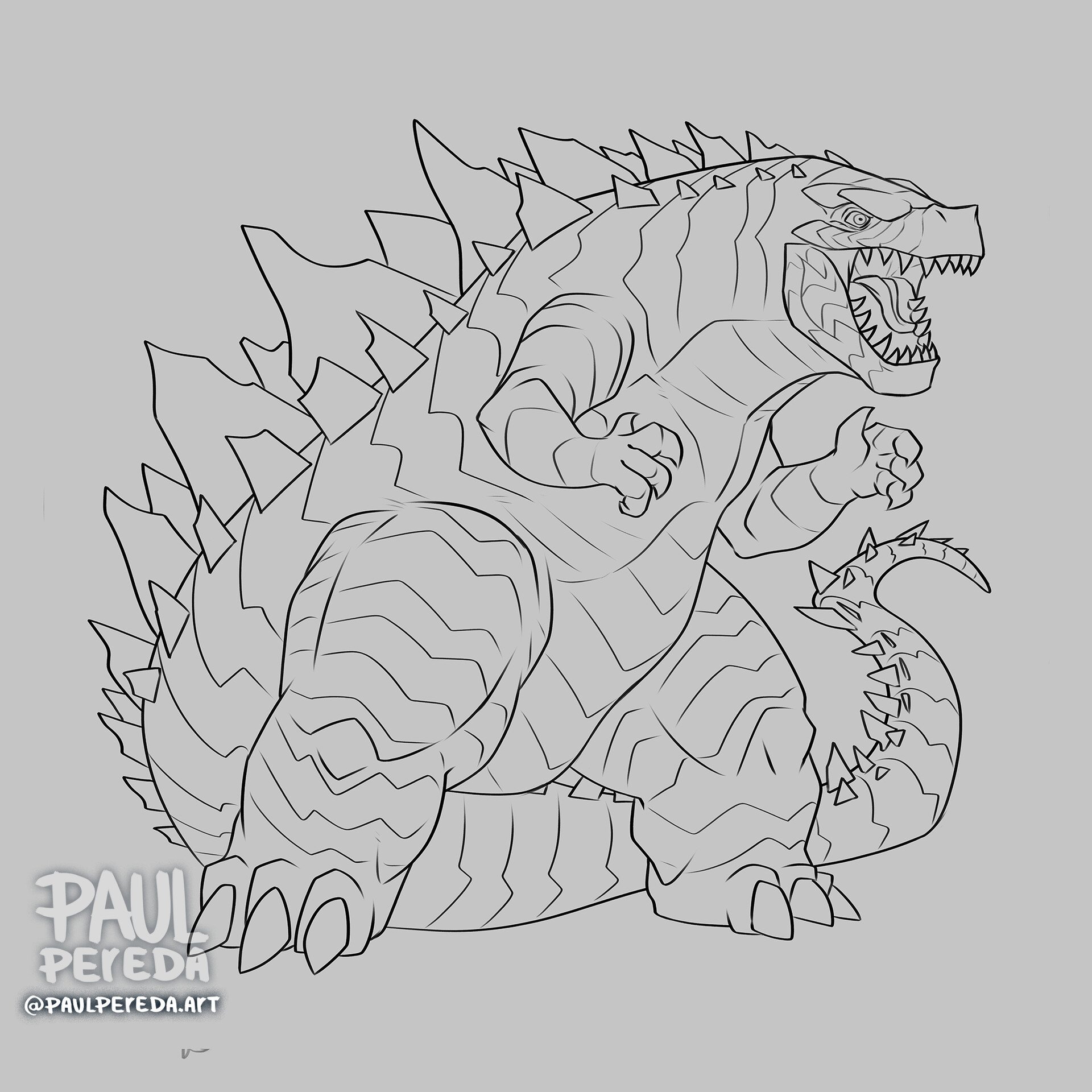 Paul Pereda - Godzilla