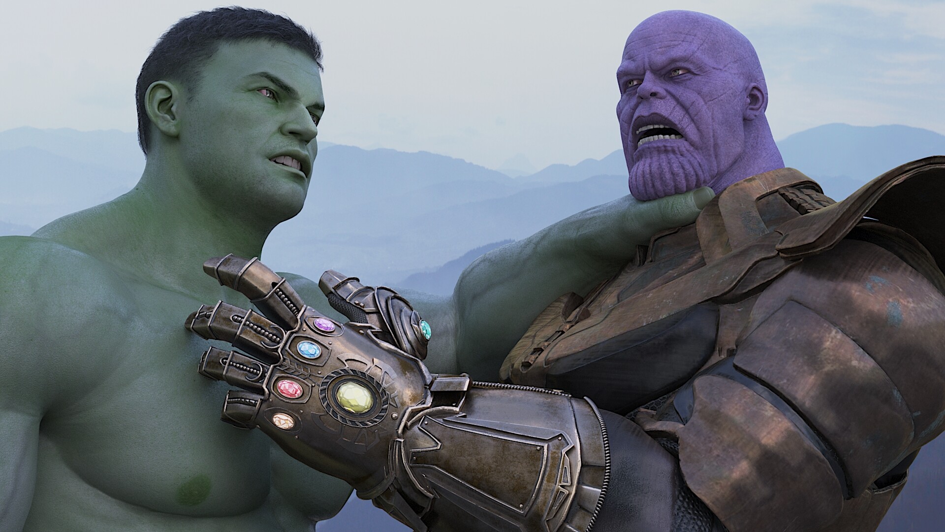 Soluchi Emeh - Hulk vs Thanos vs The Avengers