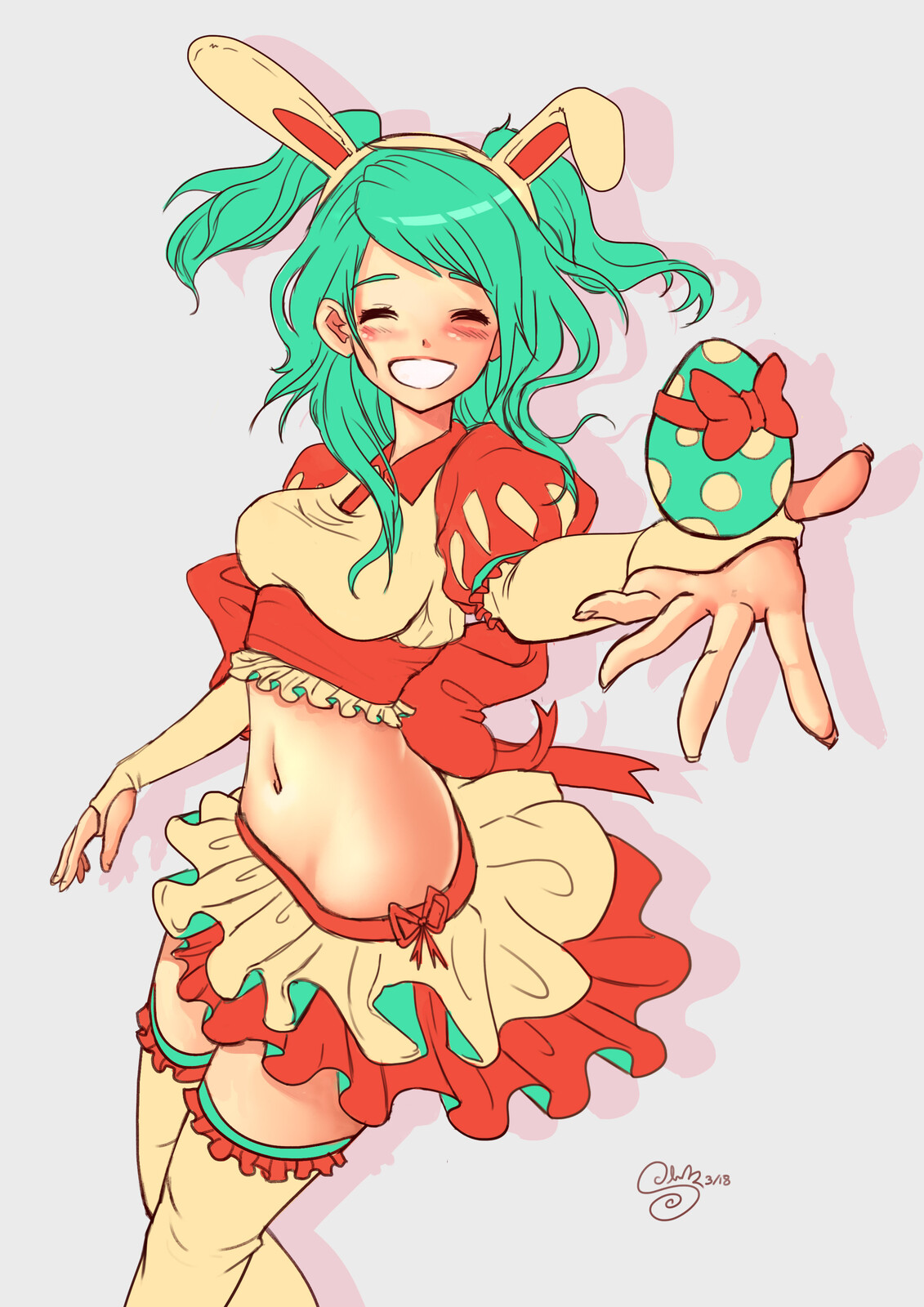 Easter Bunny Girl