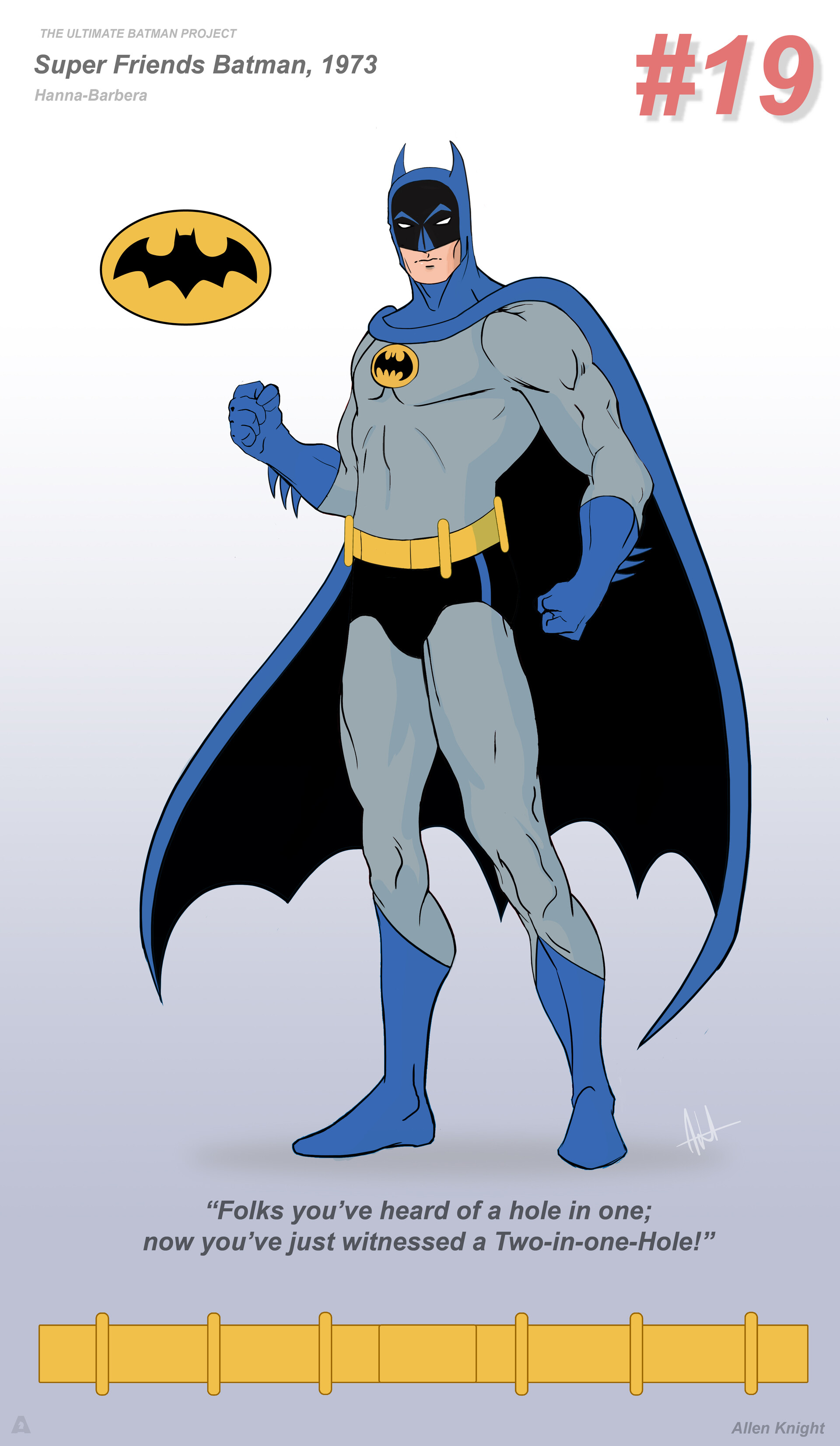 ArtStation - The Ultimate Batman Project: Costume #19 - Super Friends Batman