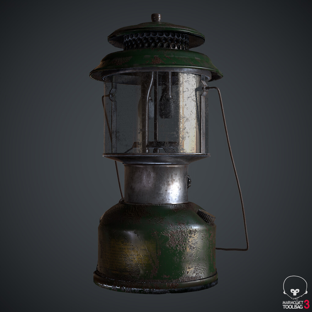 Oliver Warren Old Coleman Gas Lantern