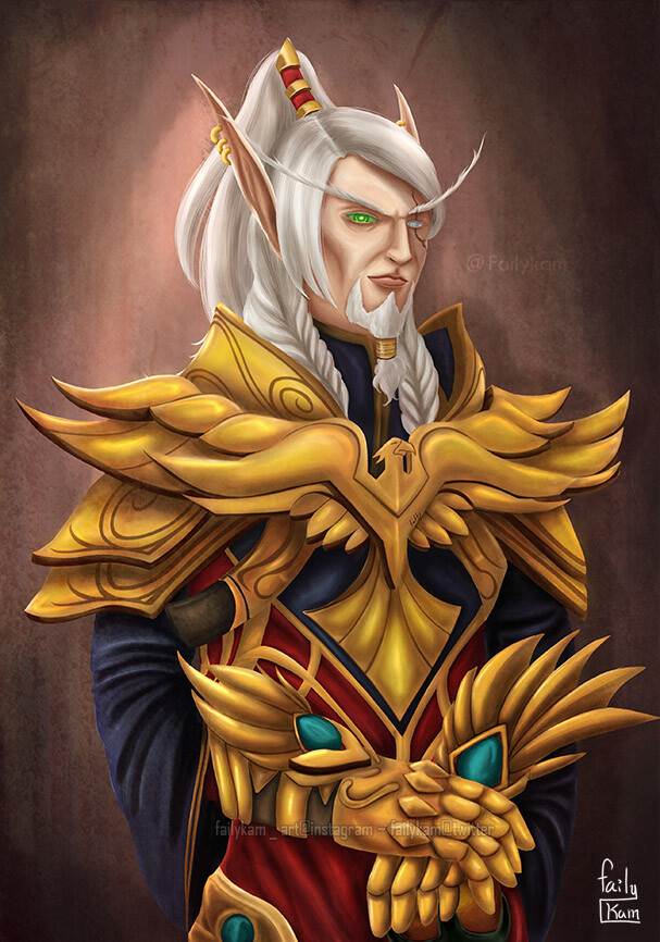 ArtStation - Lor'themar Theron painting