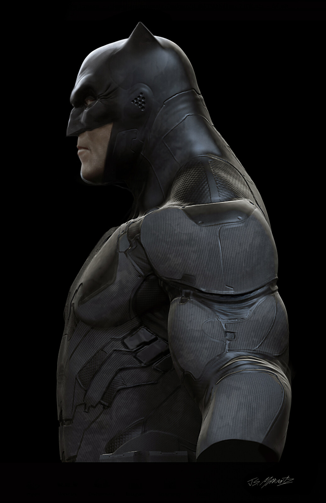 Early Batman Concept Art For Batman vs. Superman