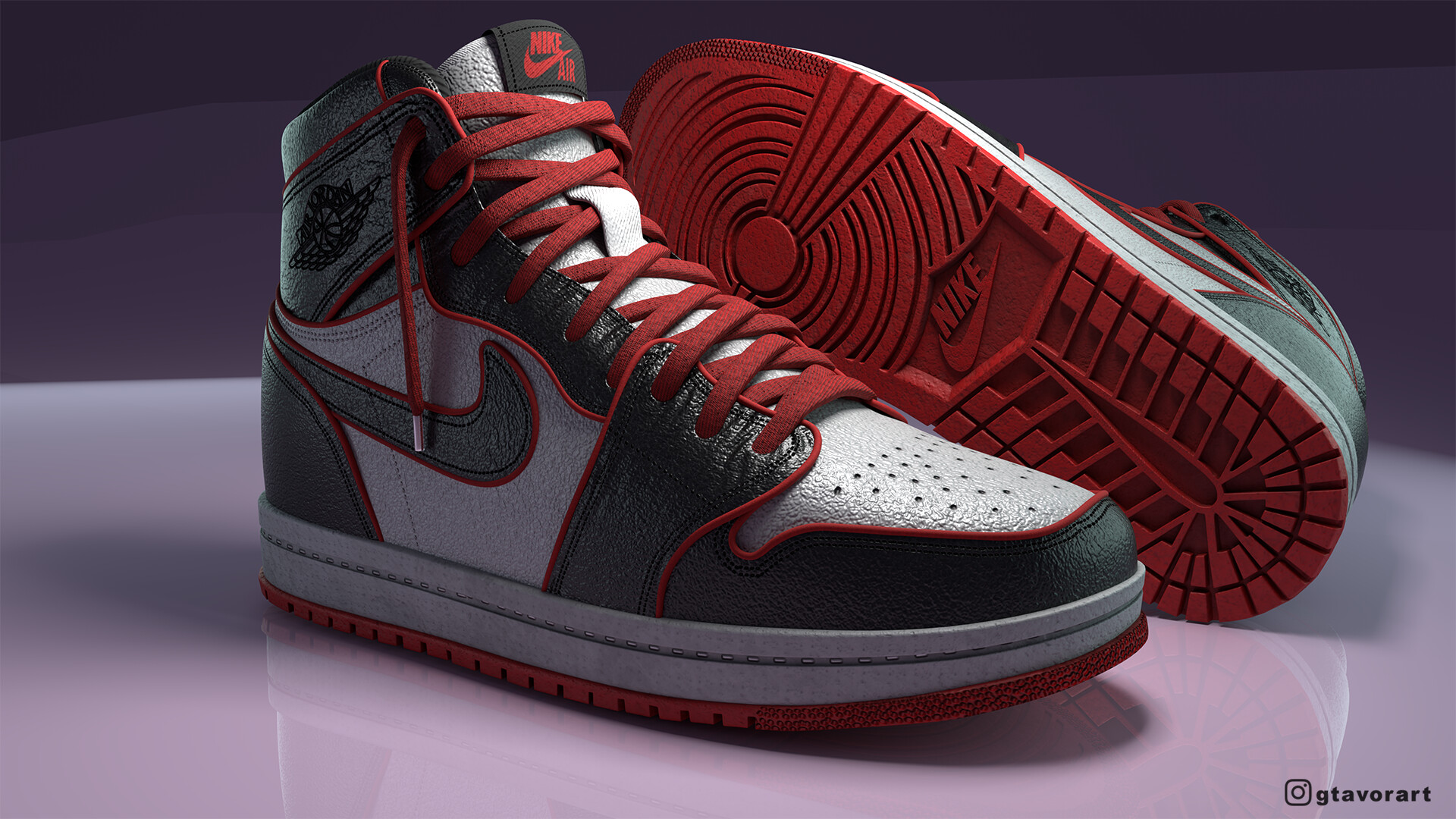 ArtStation - M.M. Spider-man (part 1 of 3) - Nike Jordan retro
