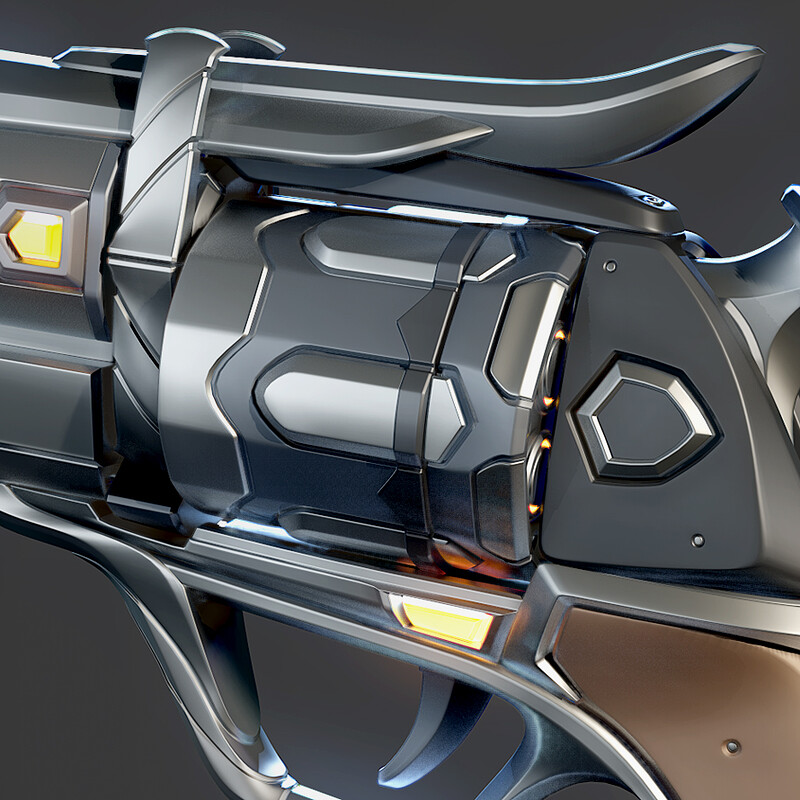 McCree's "Knight-Watch" Revolver- Fan Art