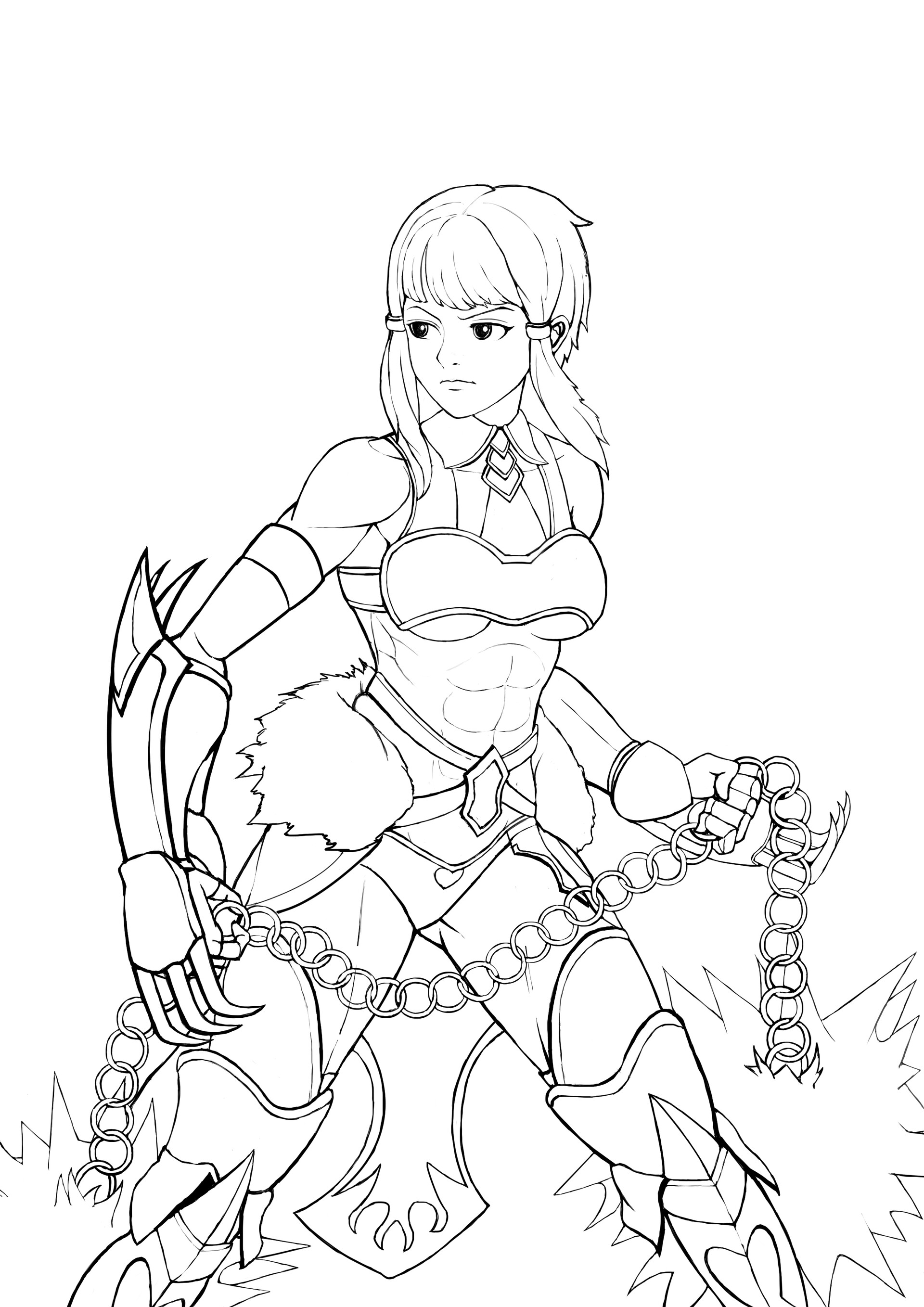 Koh Jun Ming My Fanart Line Art