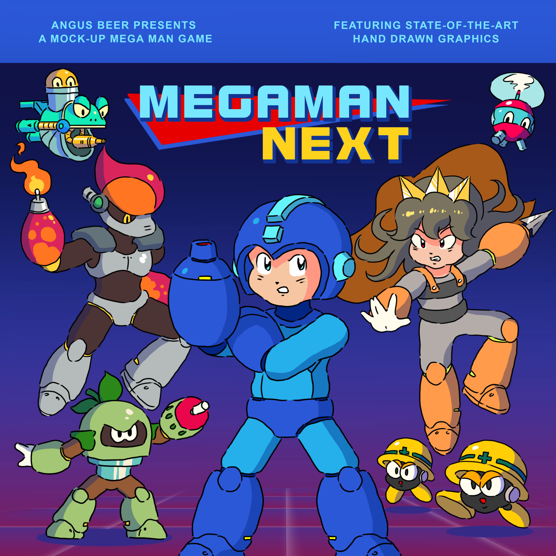 Artstation Mega Man Next Overview Angus Beer Artstation Mega Man Next Overview Angus Beer
