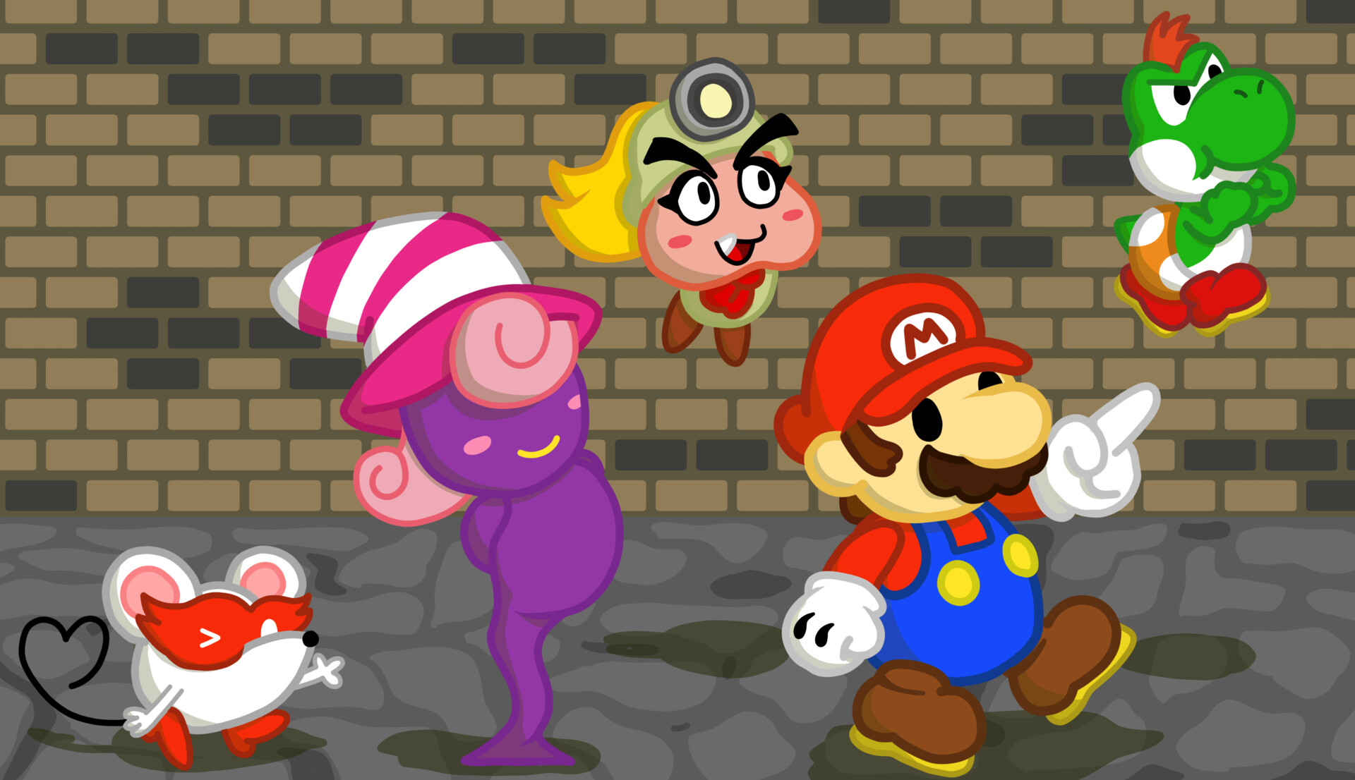 ArtStation Paper Mario TTYD