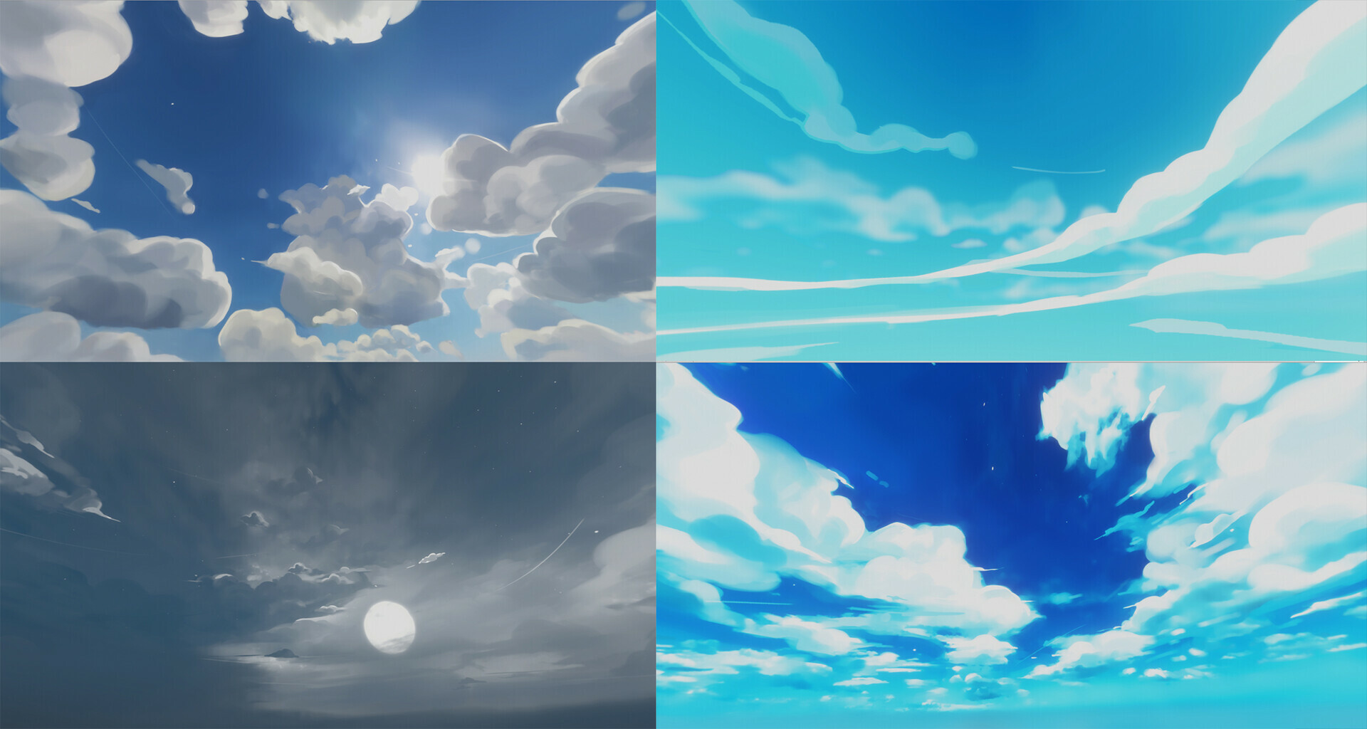 cartoon sky texture