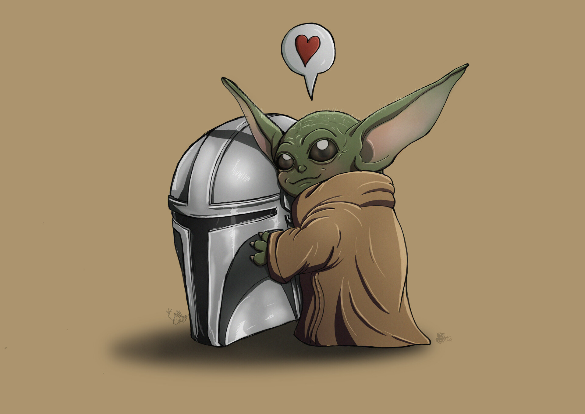 Laura Hernandez Mora - Dragona Todd - Baby Yoda