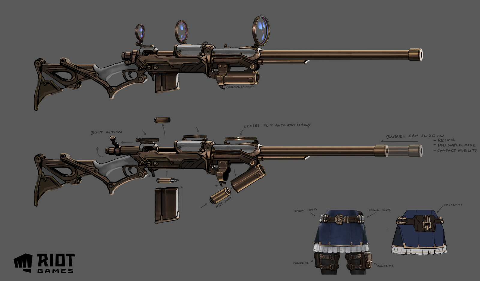 Caitlyn's Rifle final concept.