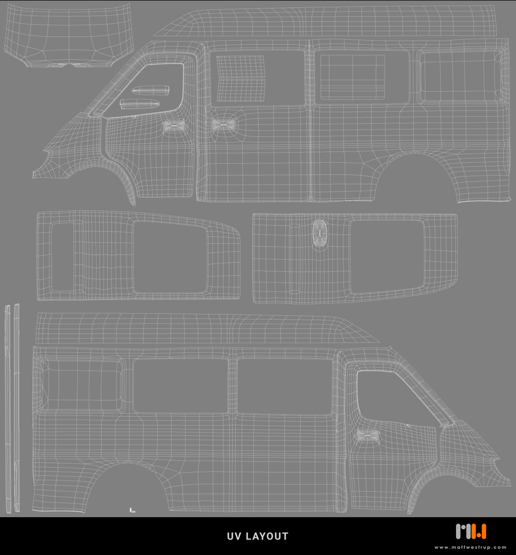 Police Van body maps