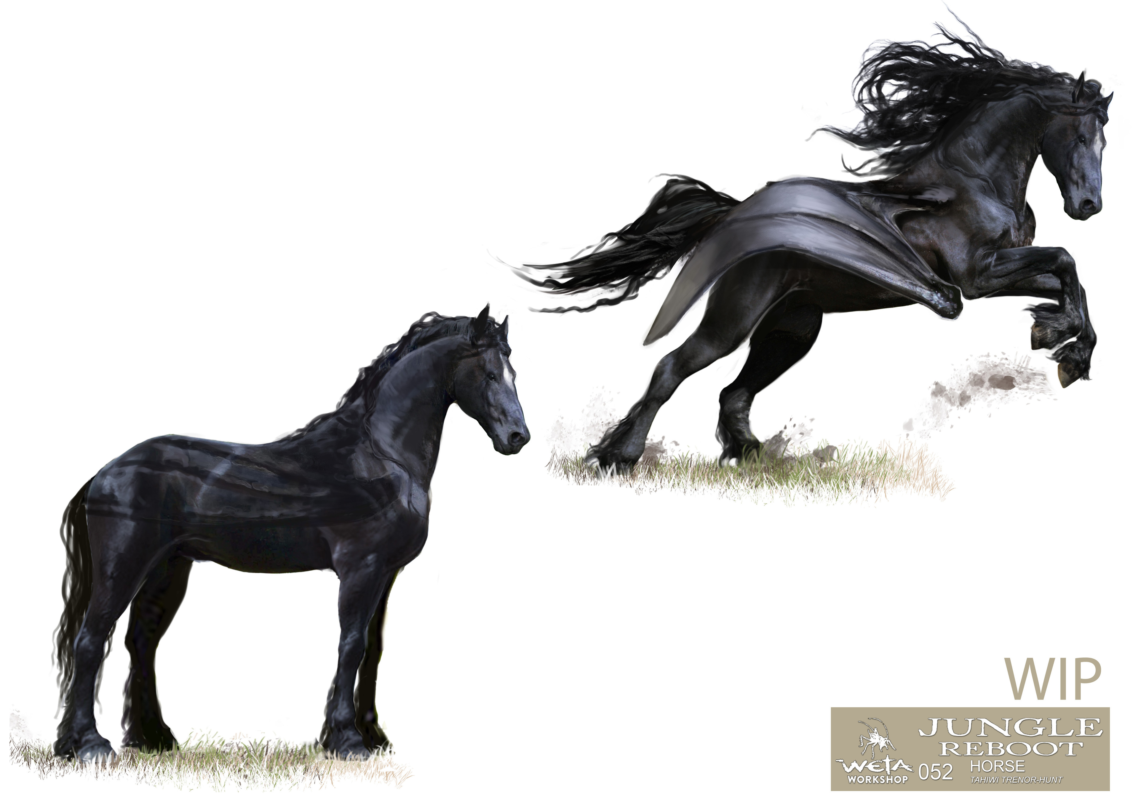 Horse Design - Artists: Tahiwi Trenor-Hunt + Ben Wootten