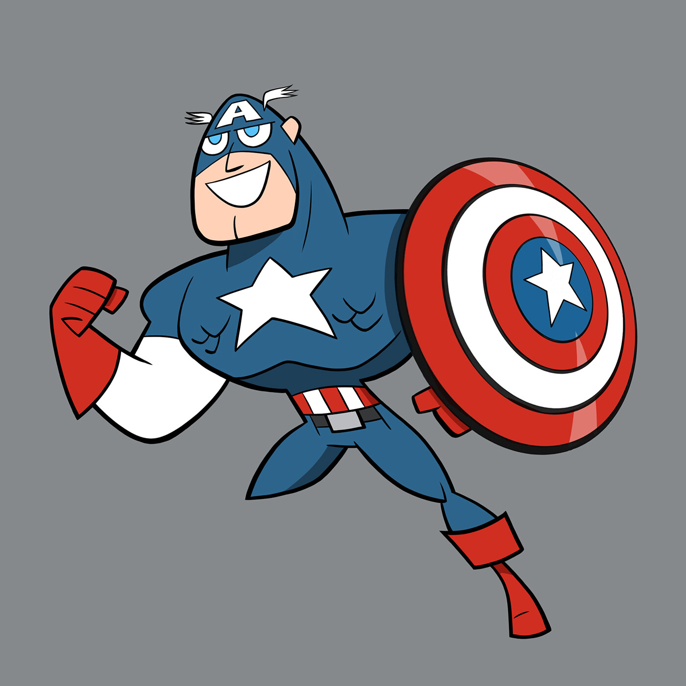 Капитан Америка мультик