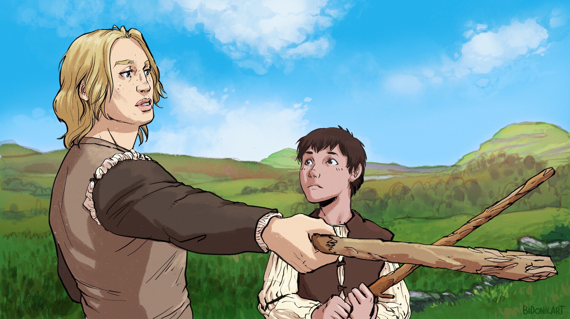 ArtStation - Brienne and Podrick