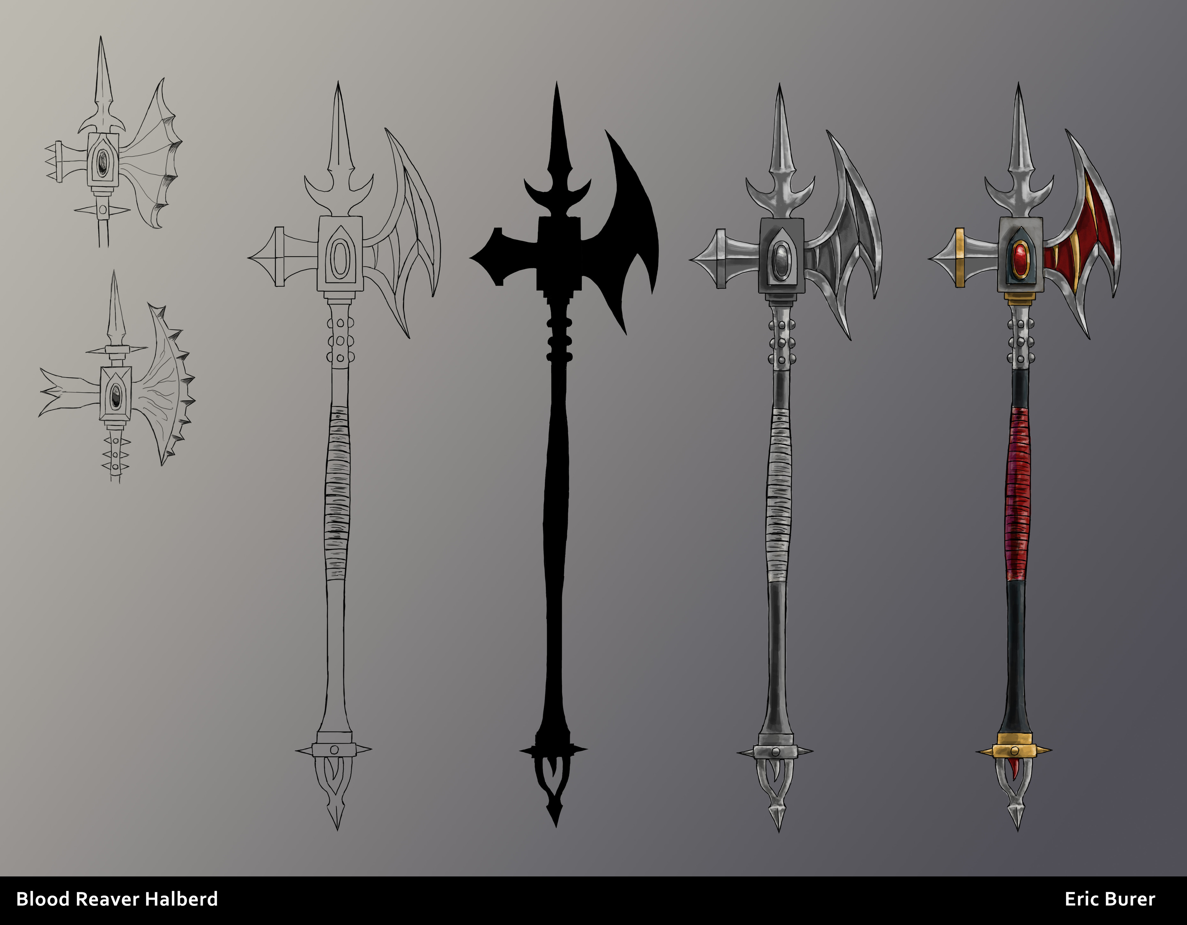 wallpapers Halberd Weapon Design none