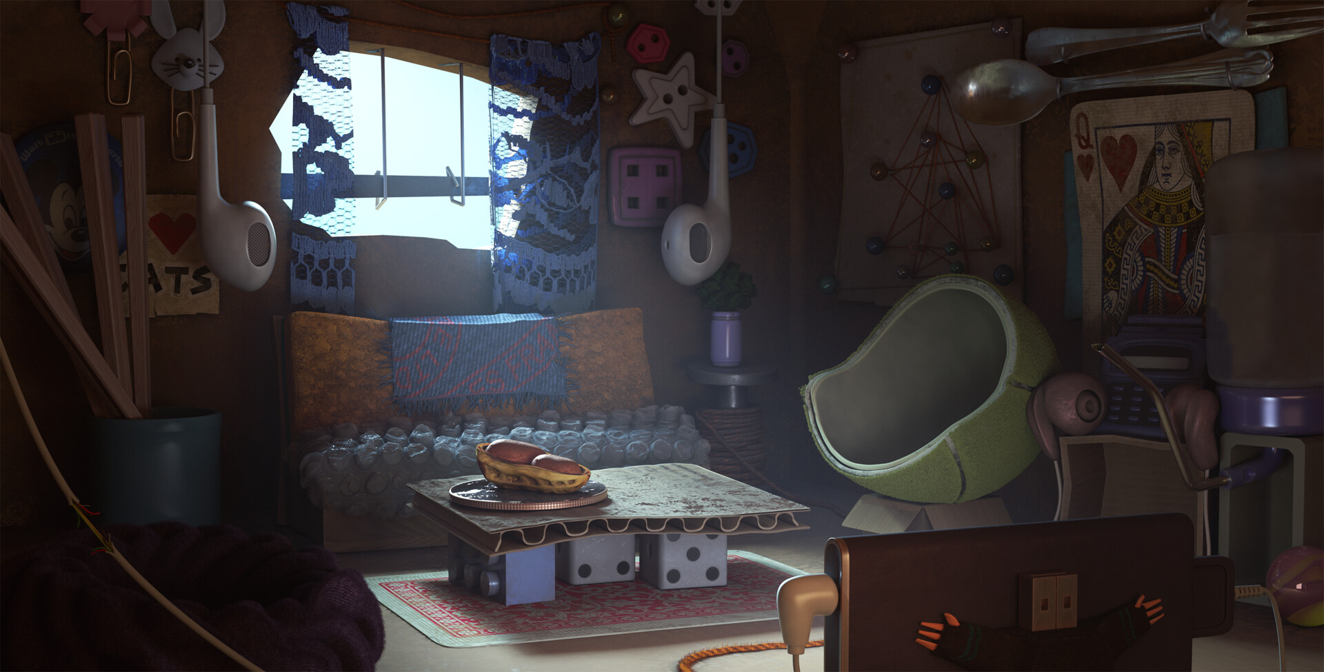 ArtStation Zootopia Little Rodentia Apartment (from unused concept