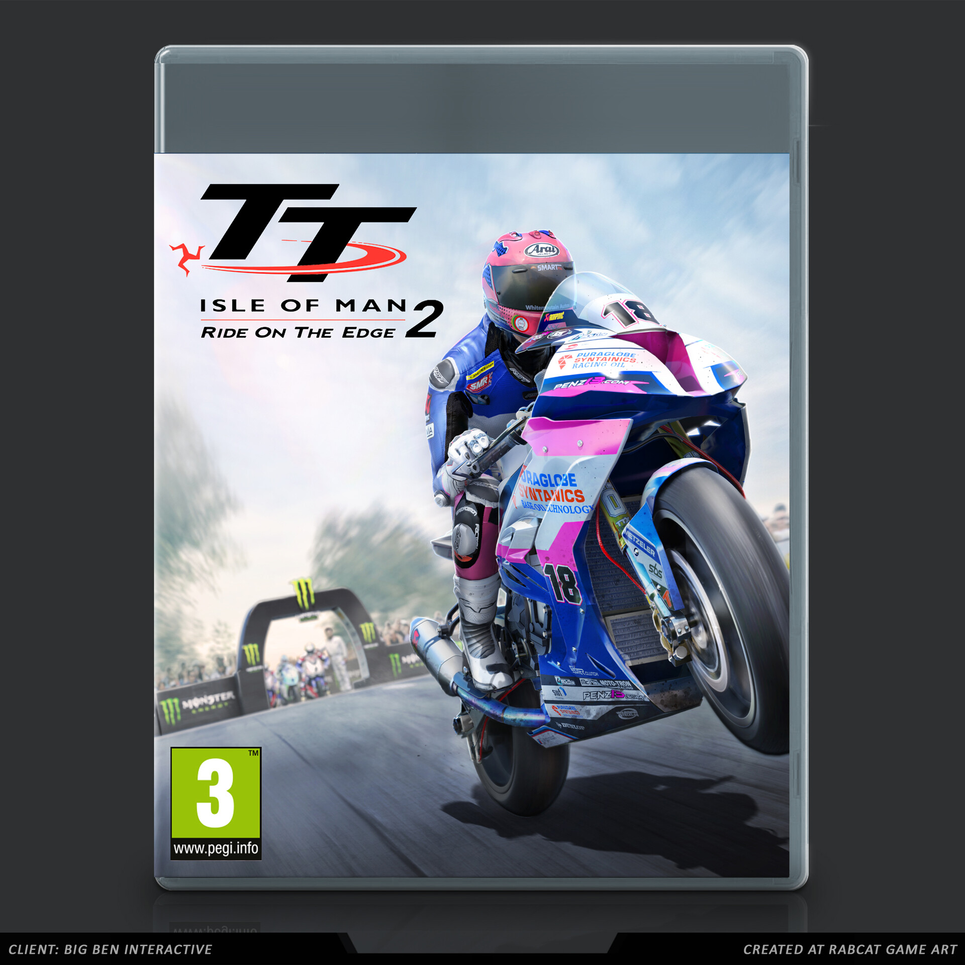 RABCAT GAME ART - Key Visual / Pack Shot - TT Isle of Man 2