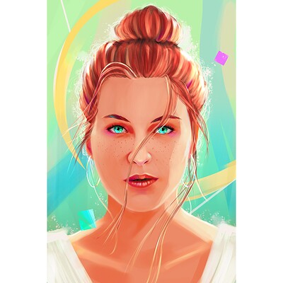 Poveda digital art retrato1