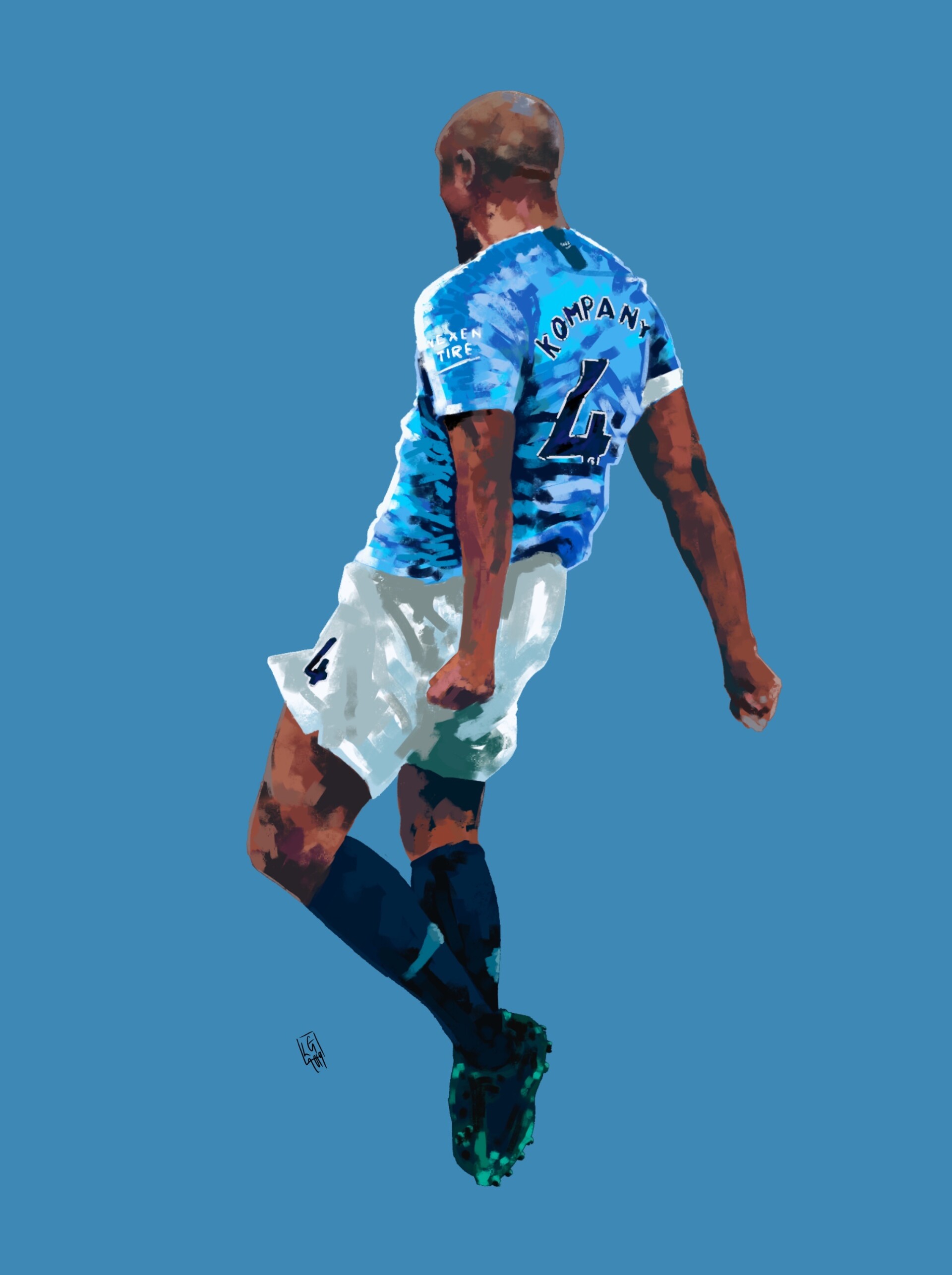 Artstation Premier League Footballer Speed Paintings Man City Liverpool Man United Barcelona Luke Gardiner