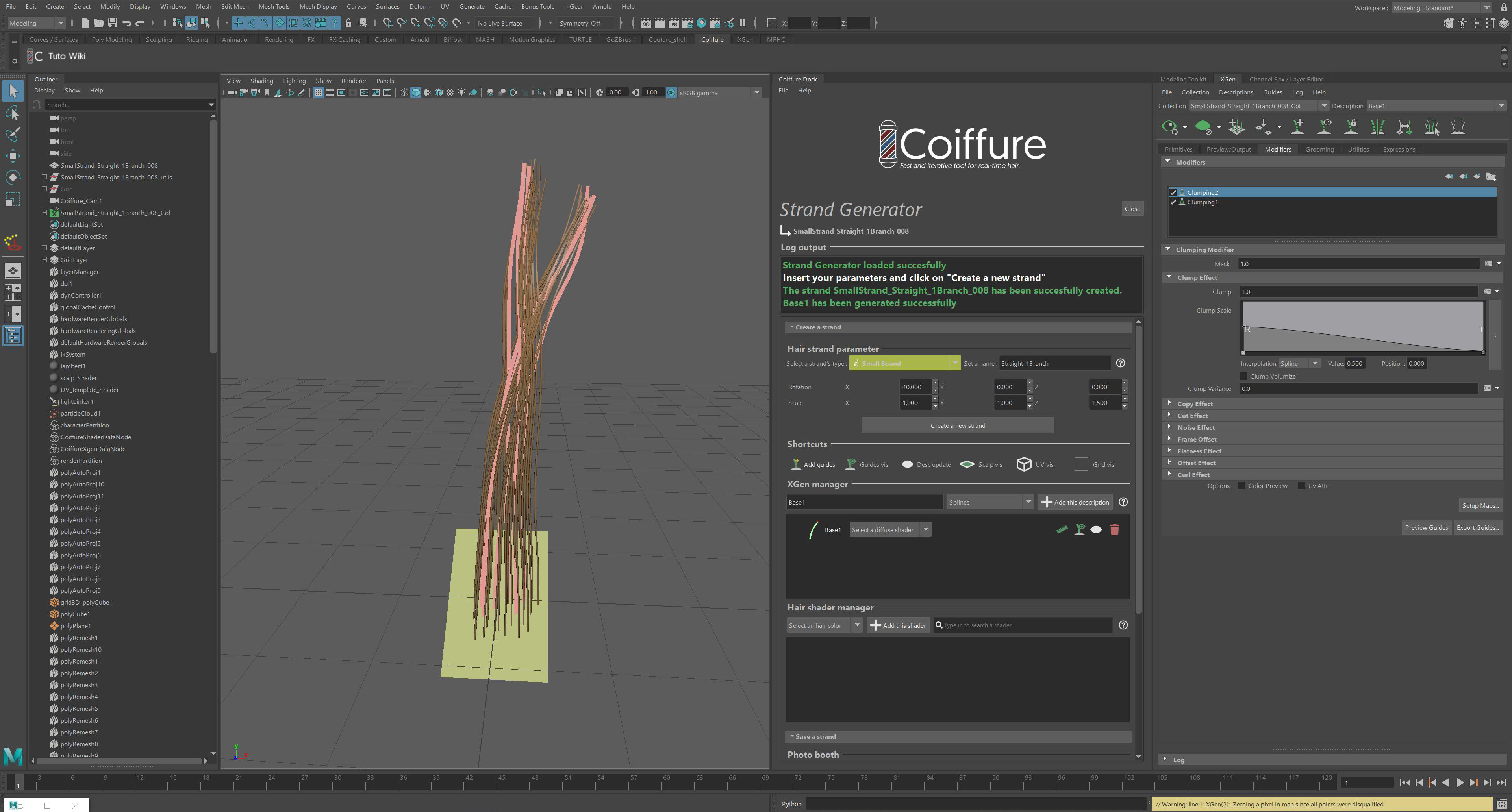 Artstation Coiffure Plug In For Real Time Hair In Maya