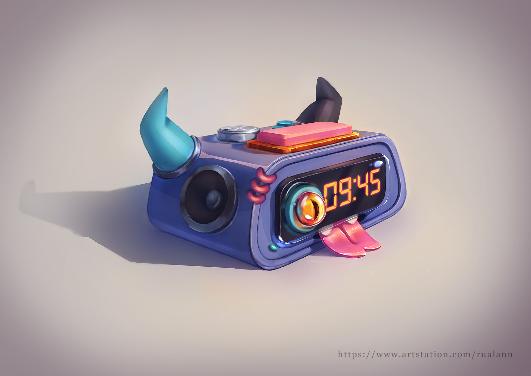 Monster clock radio Clearance