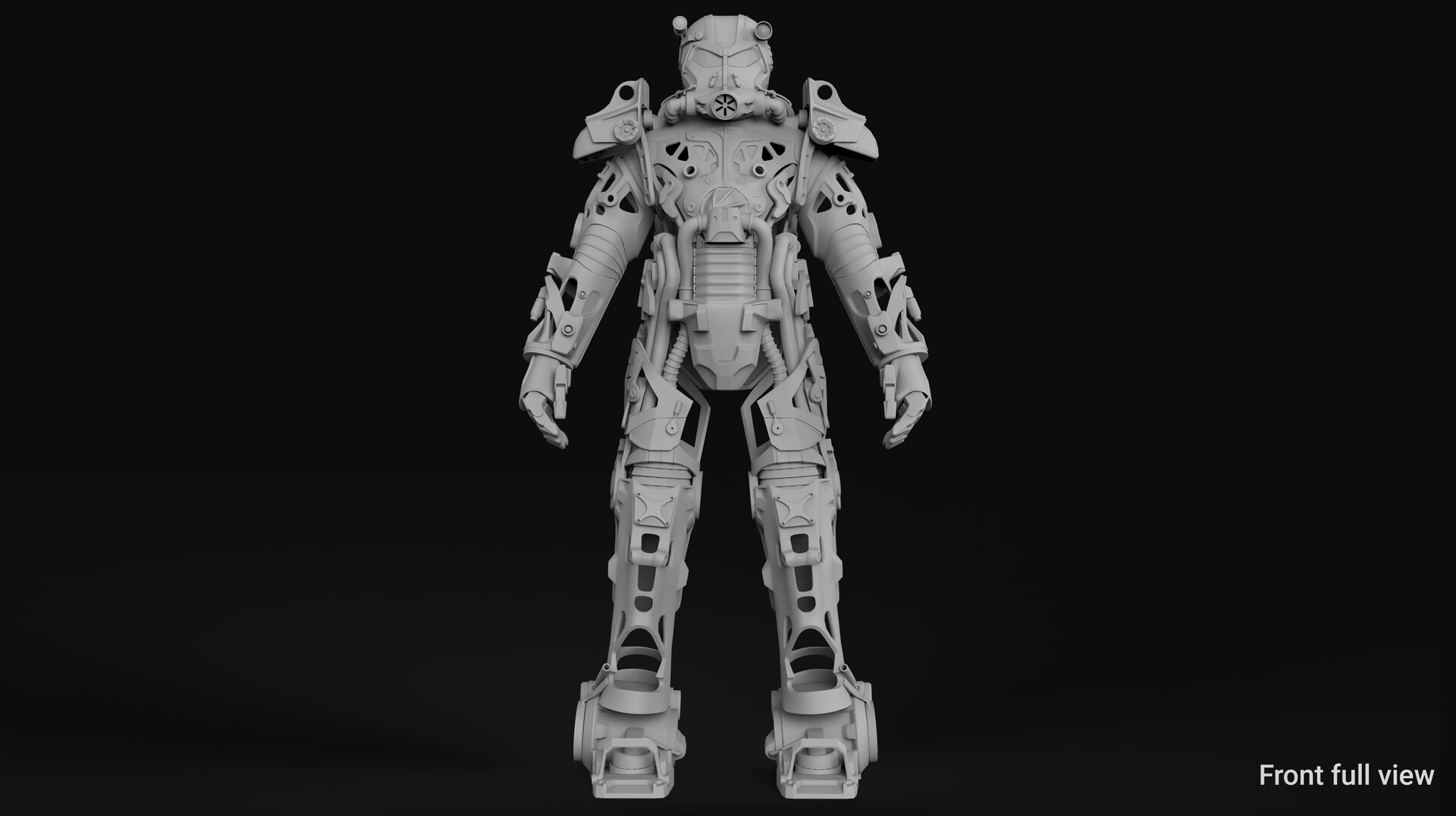 Artstation Fallout 4 Power Armor Frame Wip