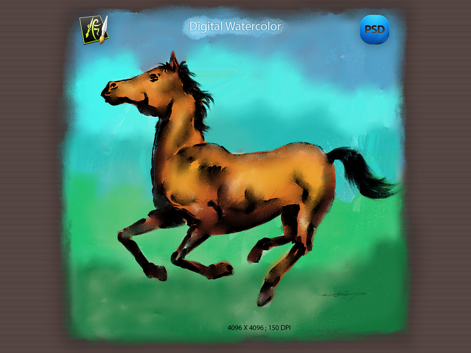 Running Horse