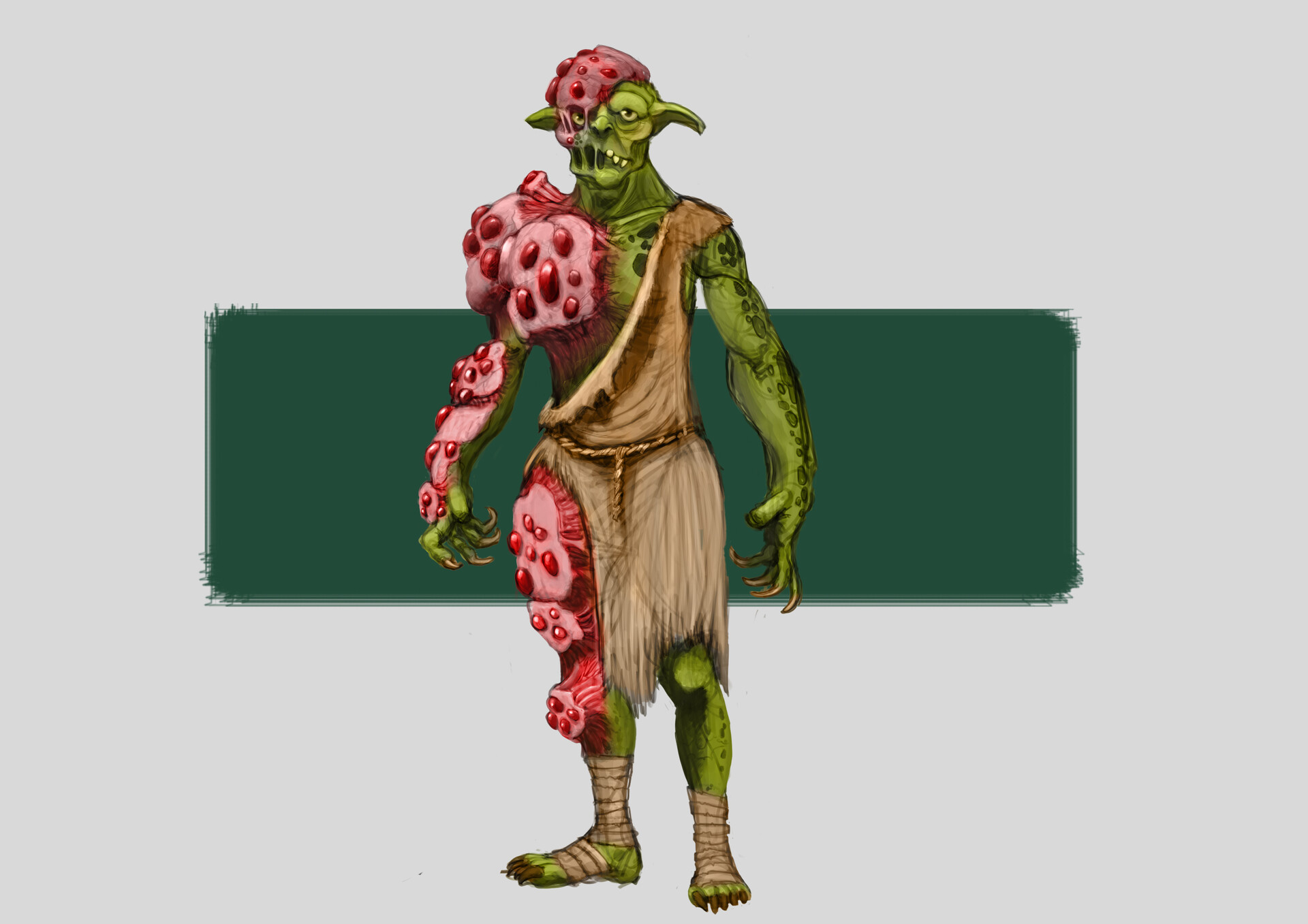 ArtStation Mushroom Monk of the Bleeding Crown