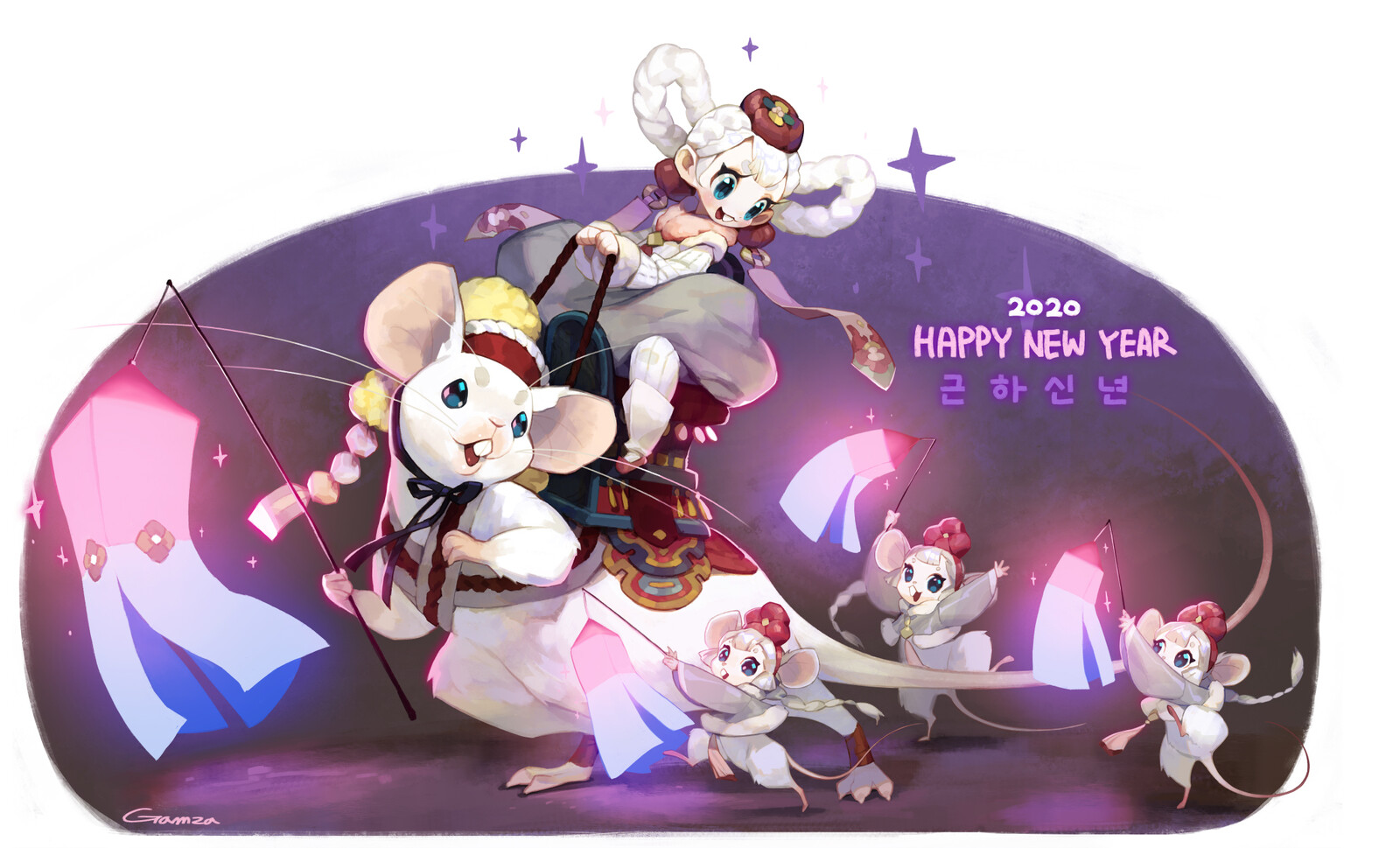 Artstation Happy New Year Lee Mk Gamza