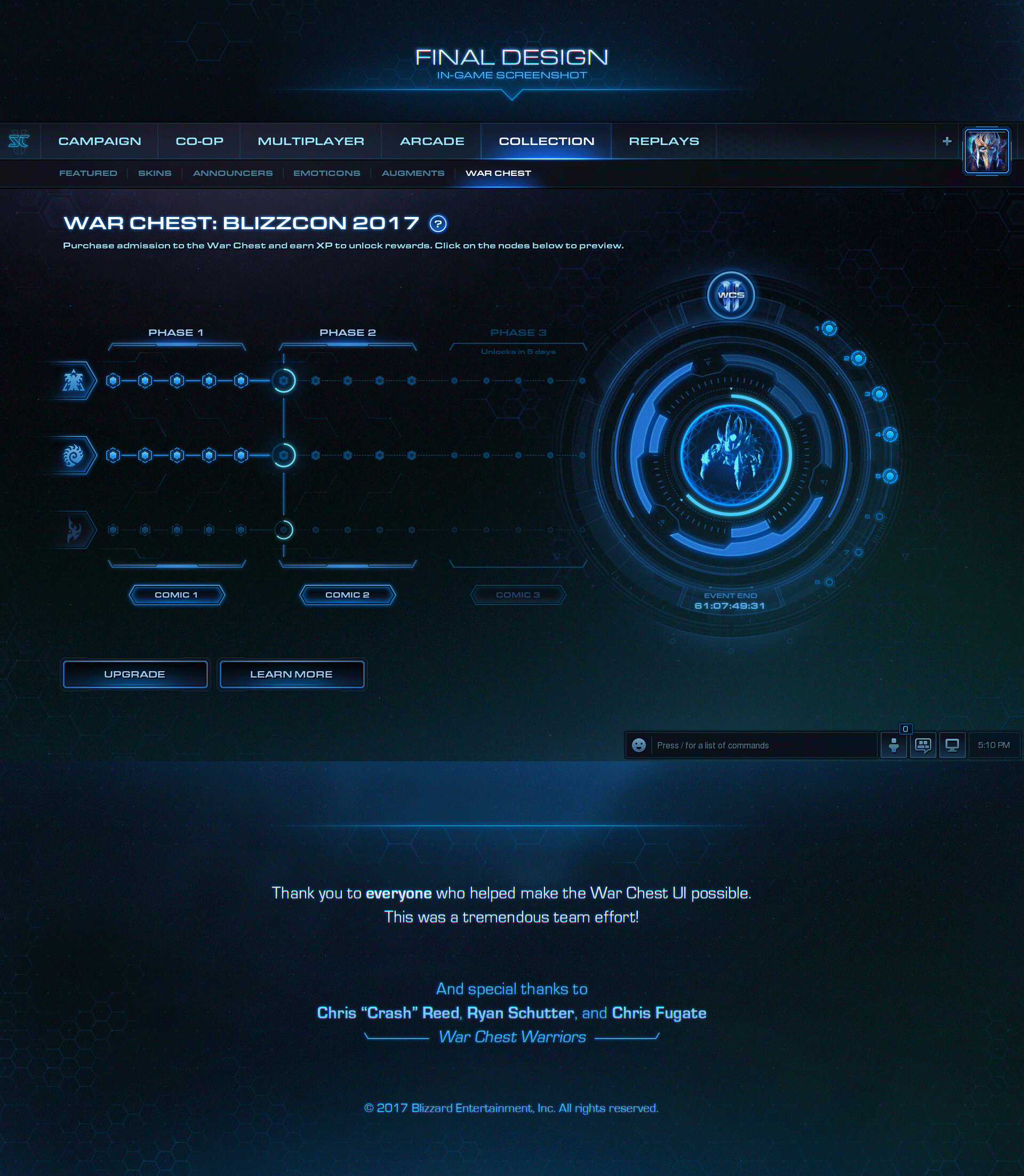 blizzard starcraft war chest blizzard starcraft war chest