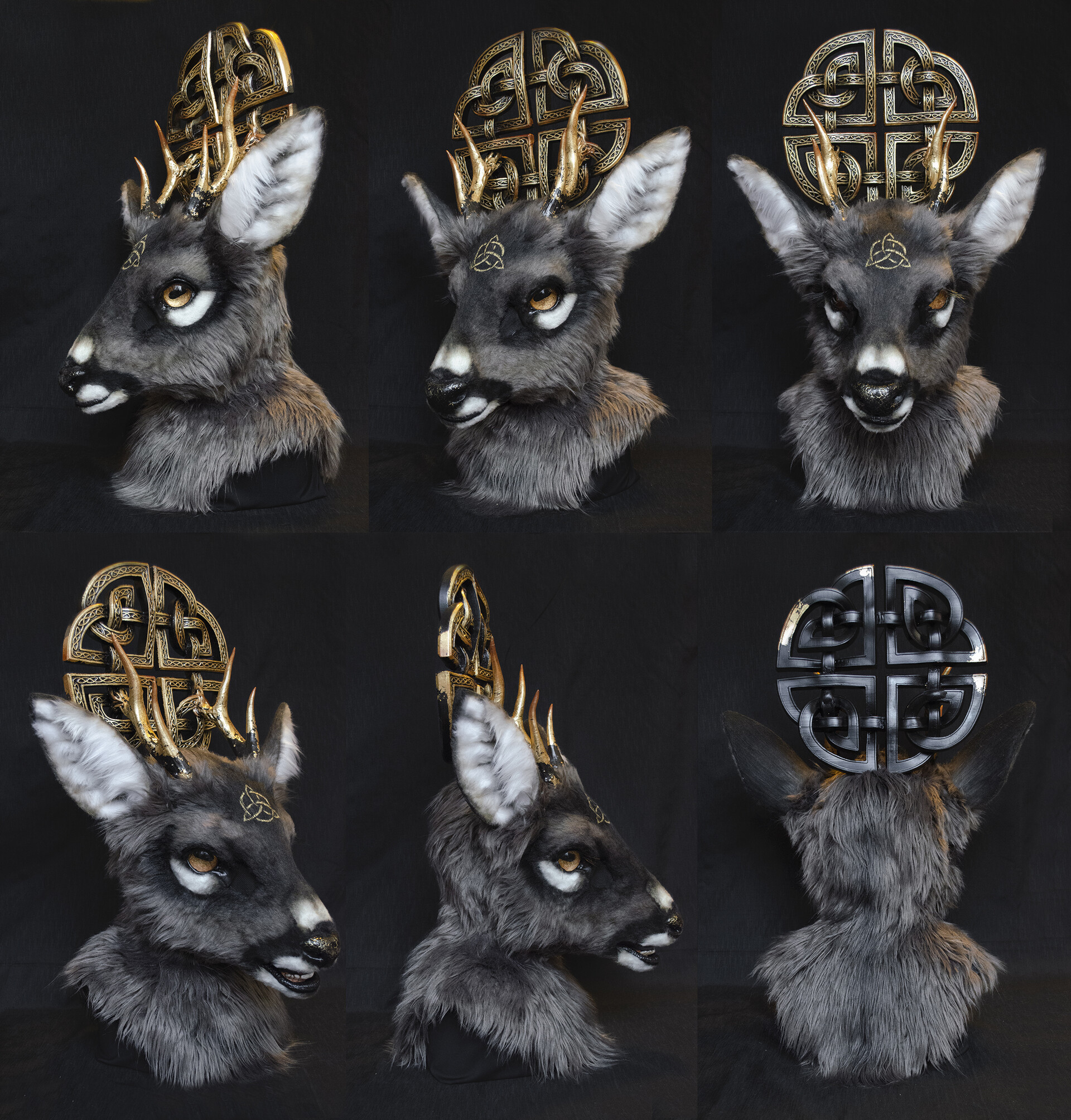 leninismen Tordenvejr Penelope Tai Gordon - Celtic Deer Mask