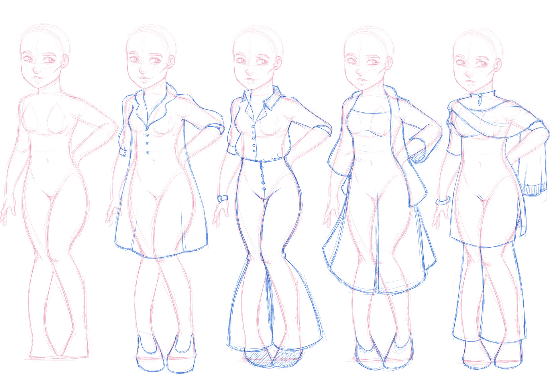 Navinash Singam Julie Character Design