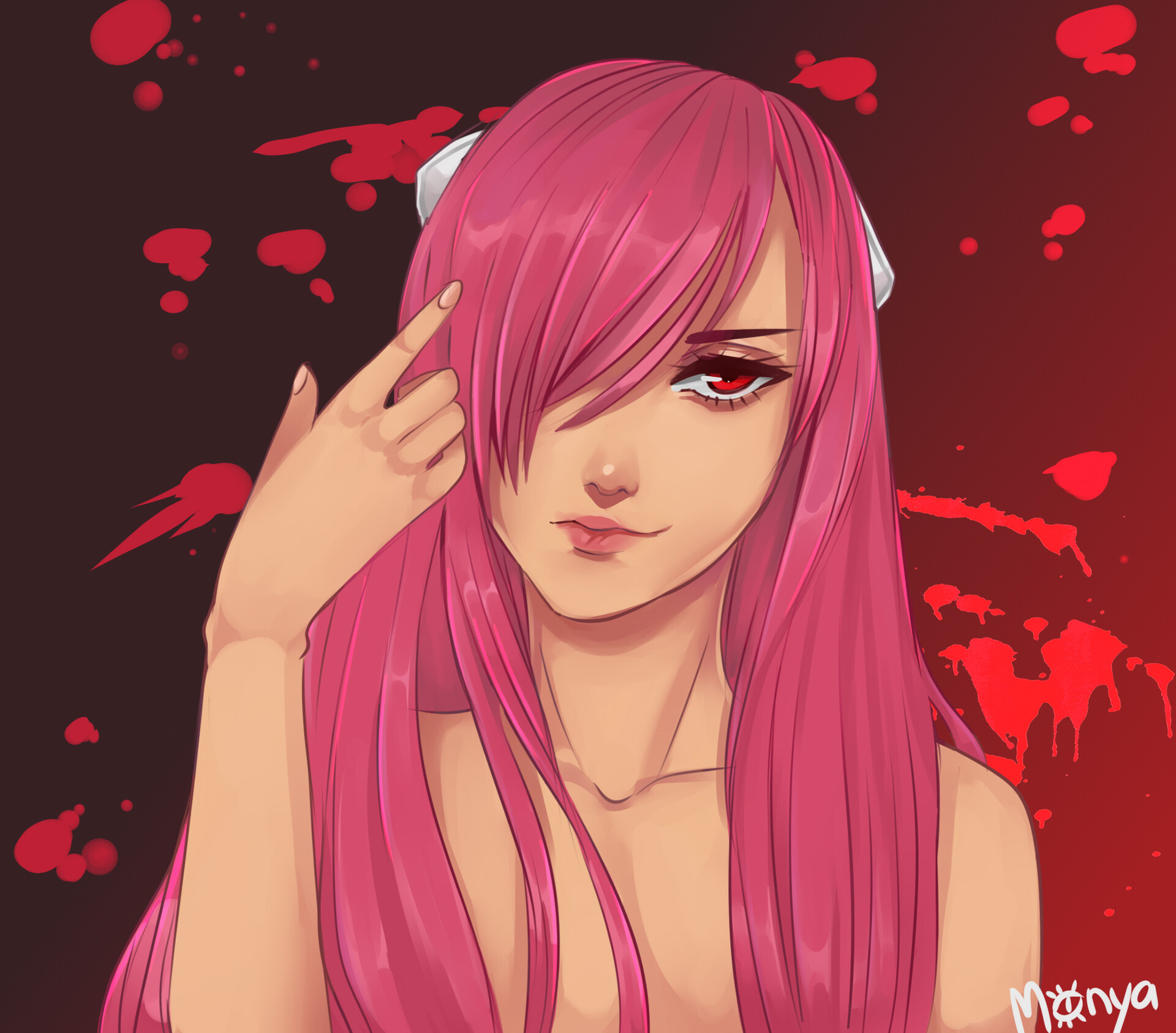 Lucy from Elfen Lied, Monya Chan.