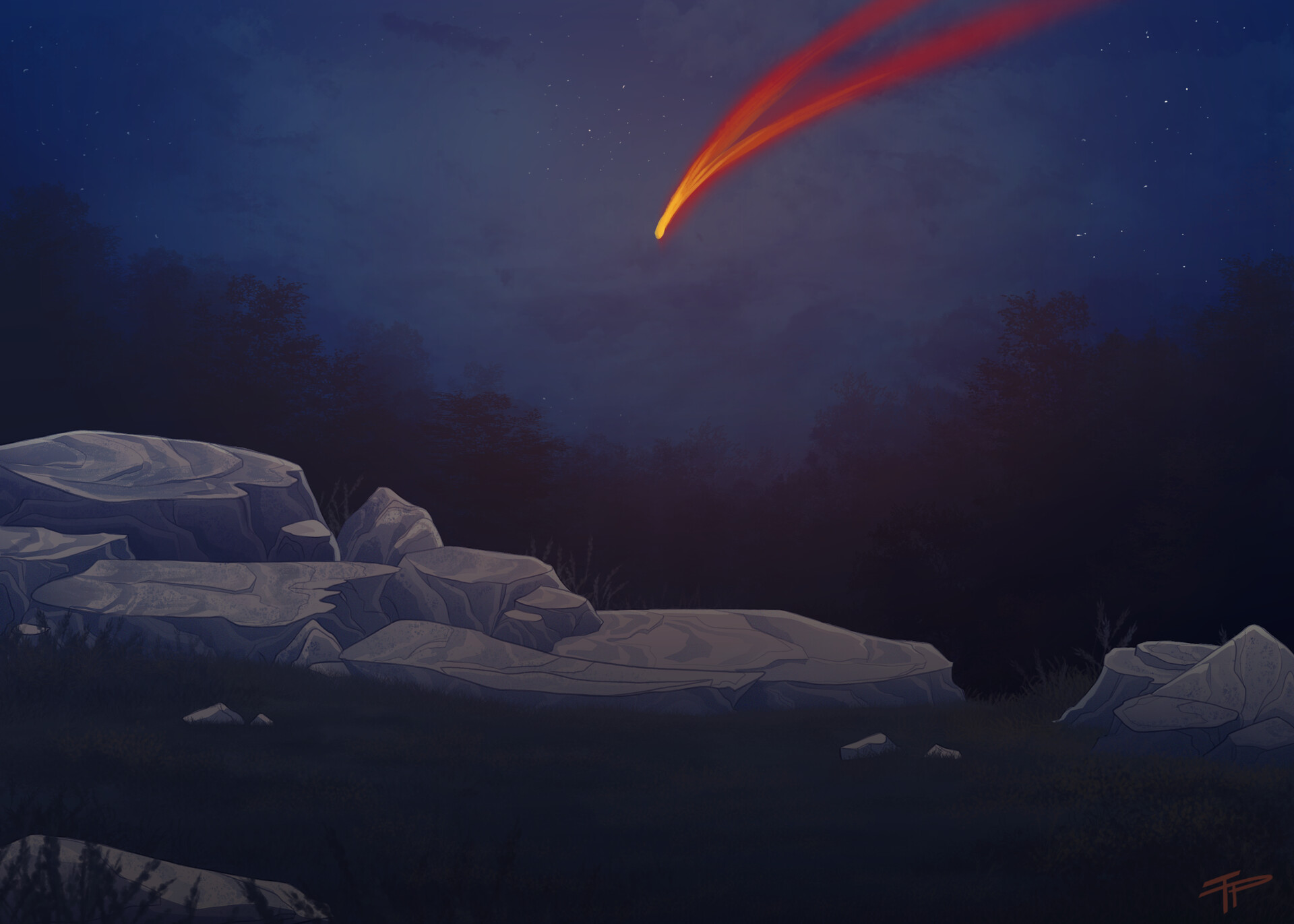 ArtStation Red Comet