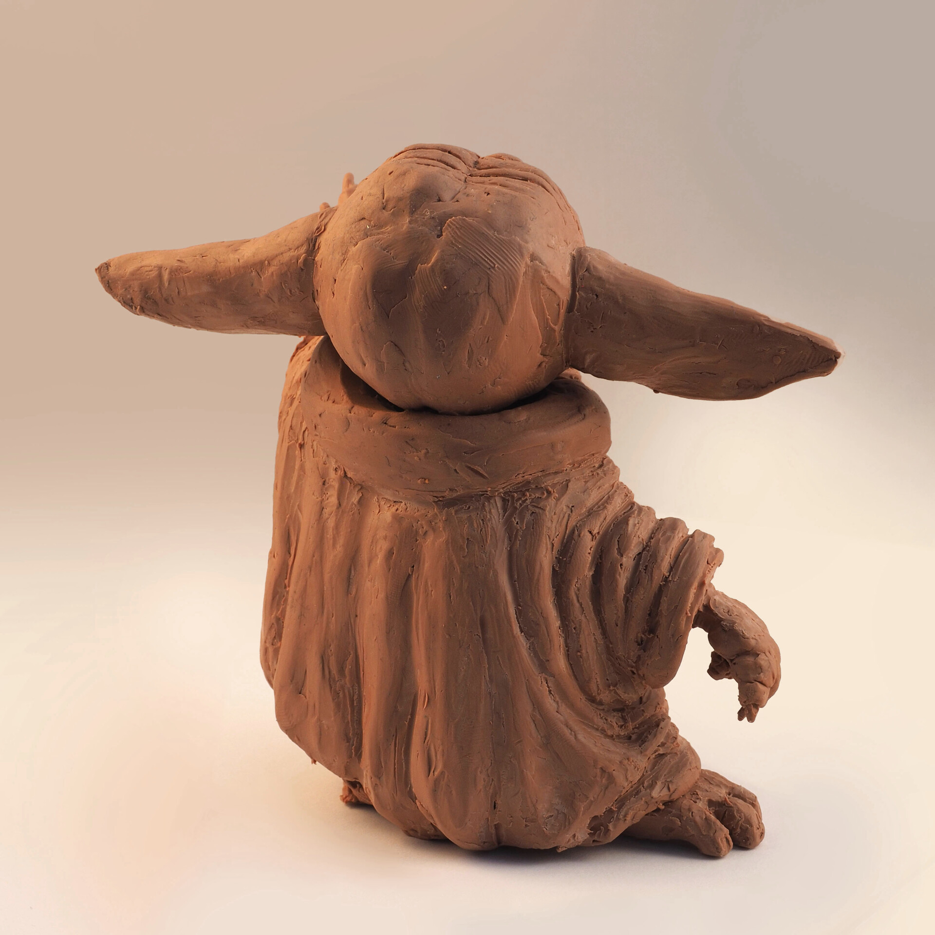 ArtStation - Yoda head and one hand in Super Sculpey