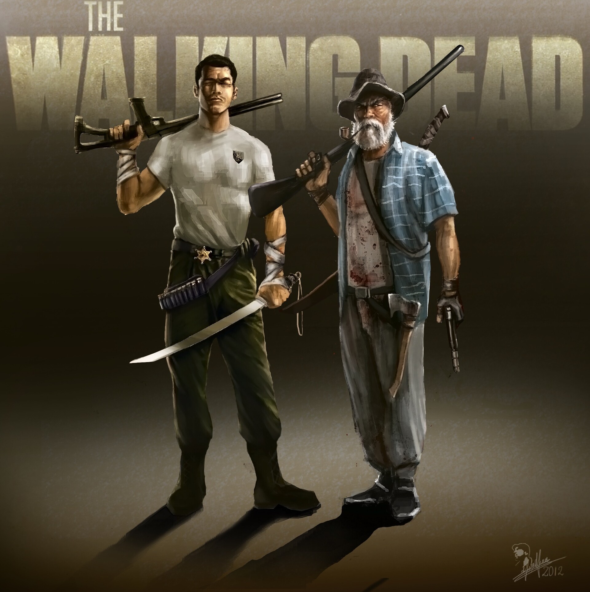 ArtStation - The Walking Dead