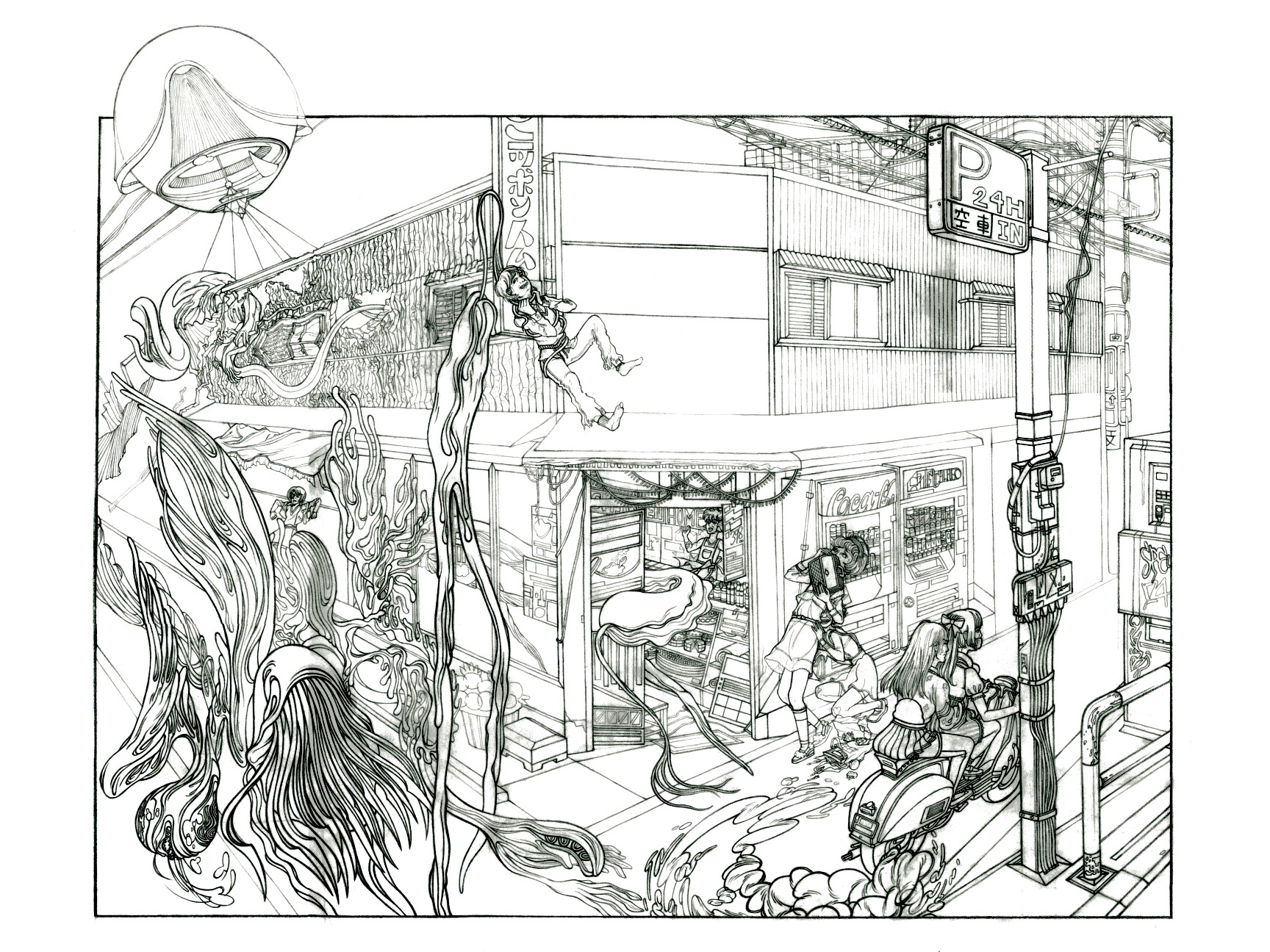 Catherine kaiser perspective and environment drawings
