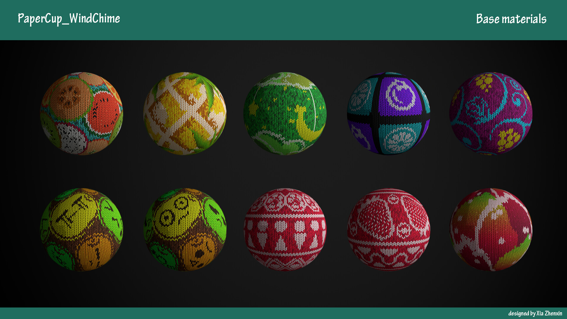 Alpaca - Paper cup wind chimes design