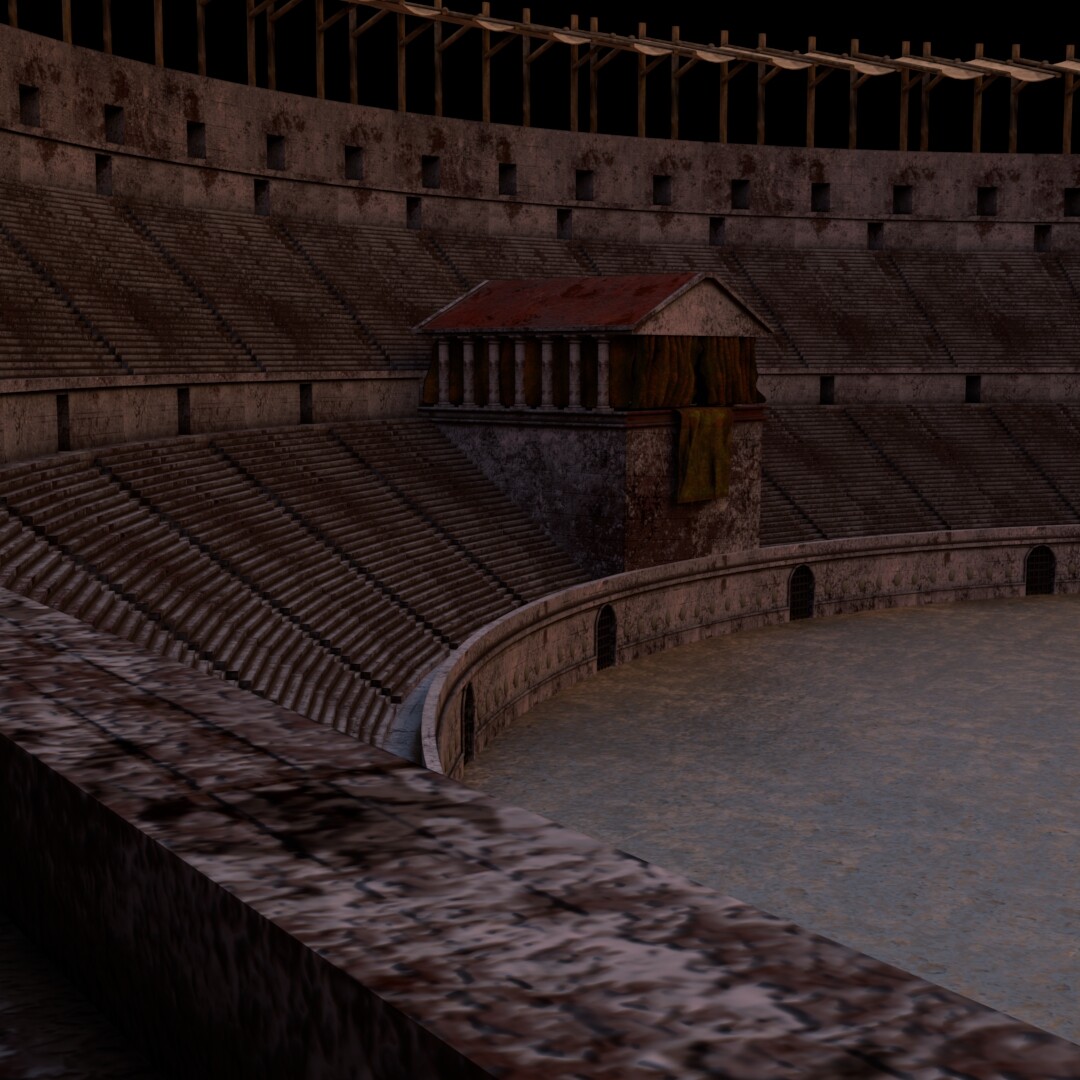 ArtStation - Colosseum / Gladiator Arena 3D Concept