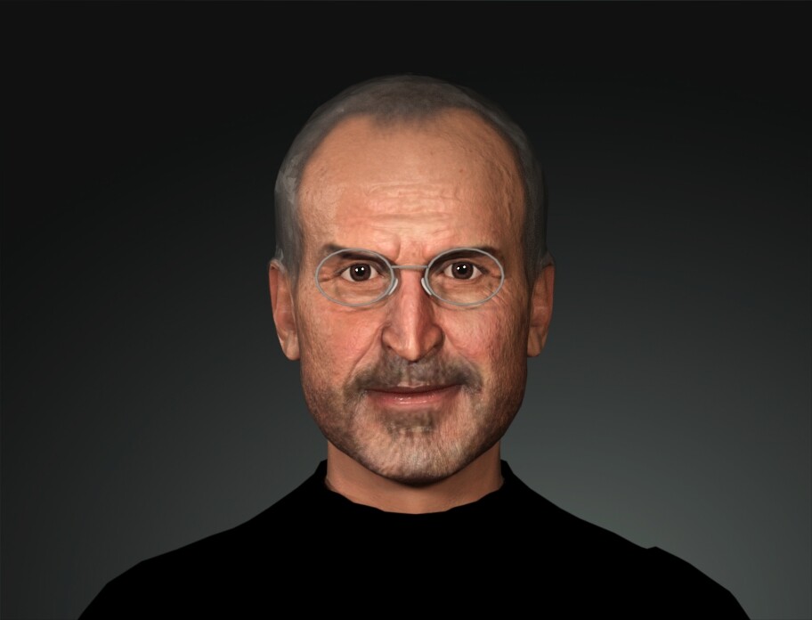 Artstation Steve Jobs 3d Realistic Character For Video Games Or