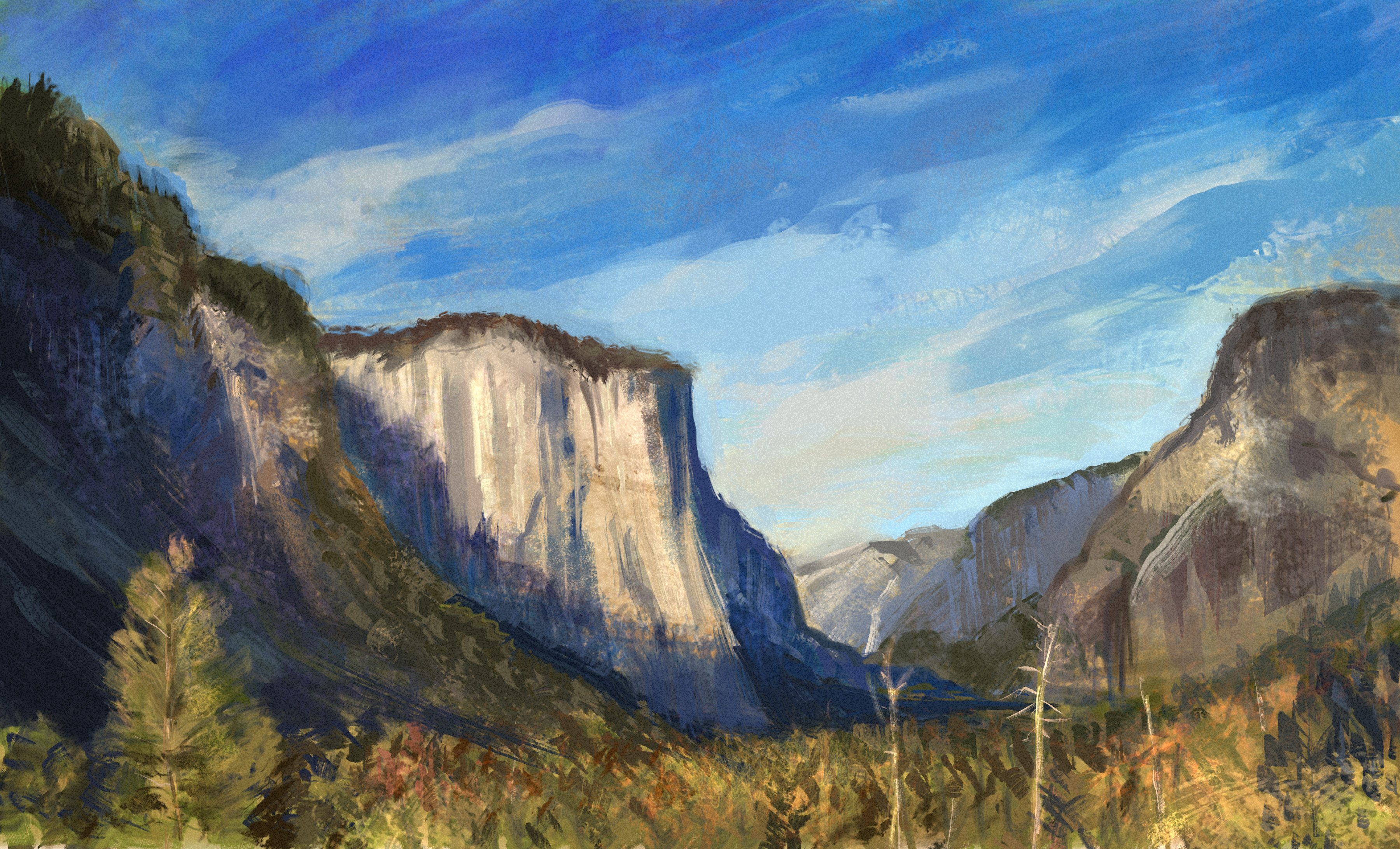 Artstation Digital Landscape Paintings Stephen Noble