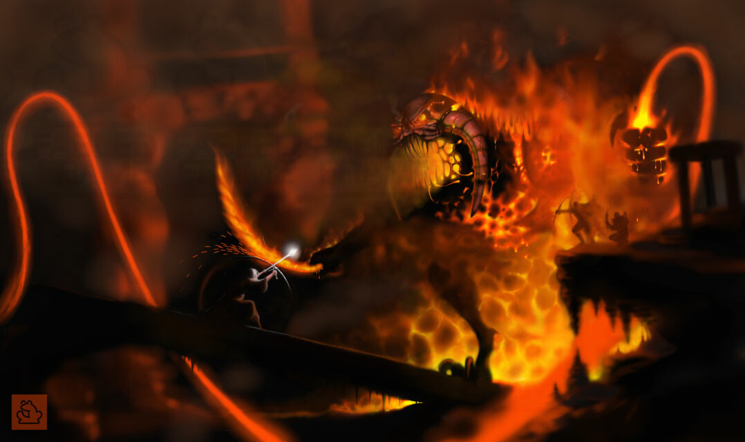 Fabled Frame Animation Durin S Bane Durin's bane refers to the balrog that drove the dwarfs from moria. fabled frame animation durin s bane