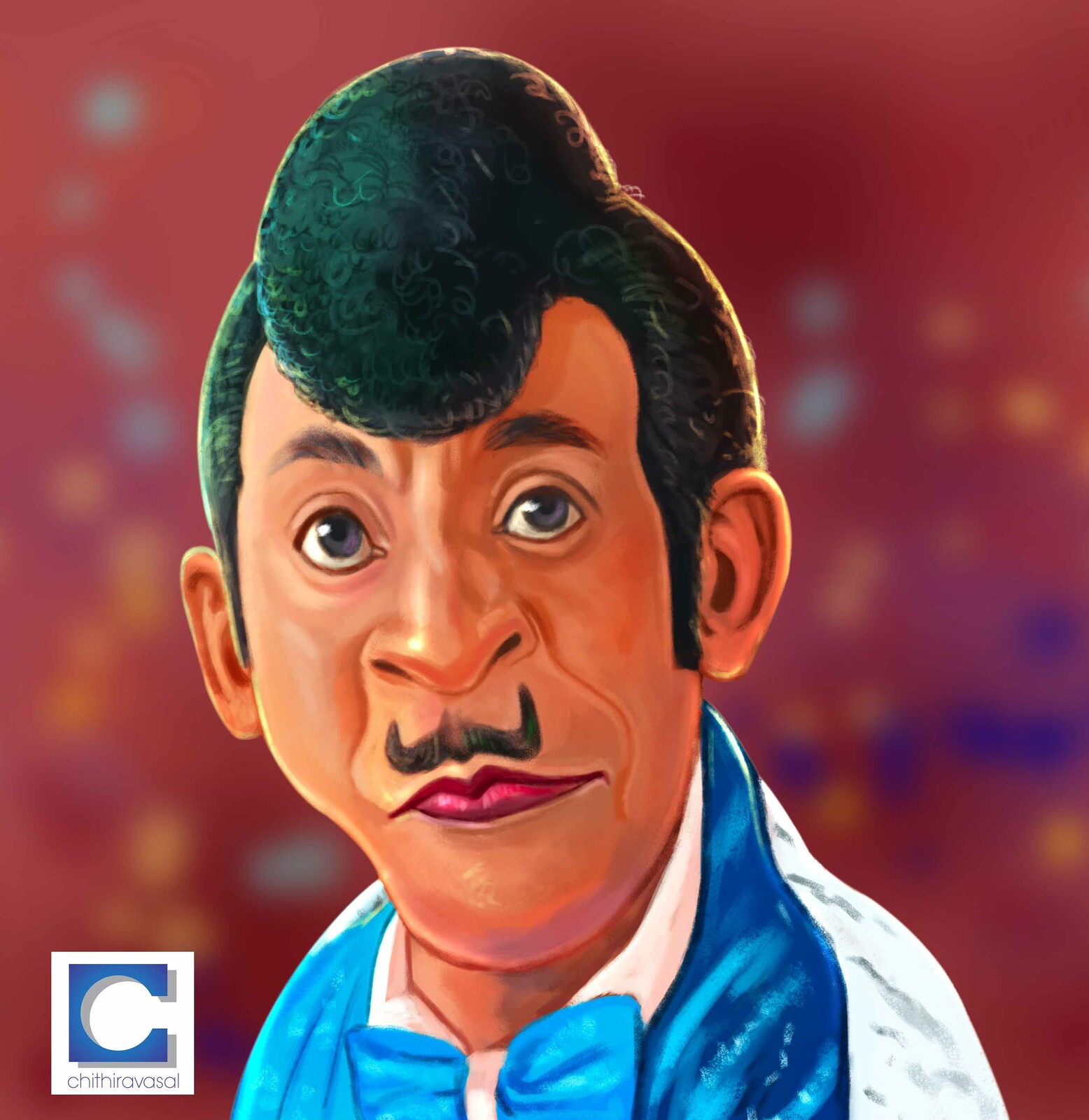 Artstation Vadivelu Chithiravasal Painting Vadivelu dialogues suits us perfect in our normal conversation. artstation vadivelu chithiravasal