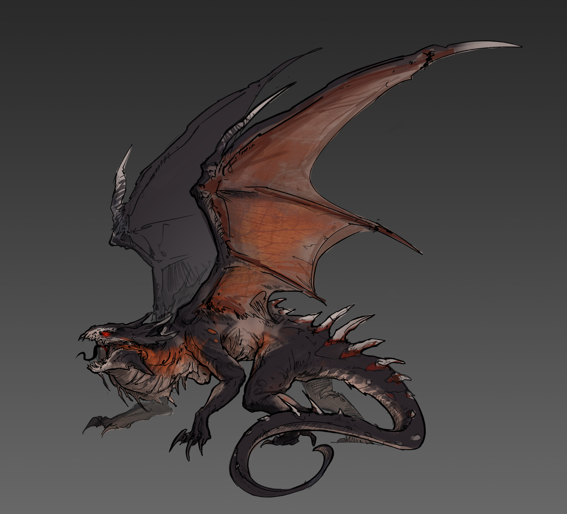 ArtStation Chromatic Dragons Designs my take on them , Pamela Łuniewska